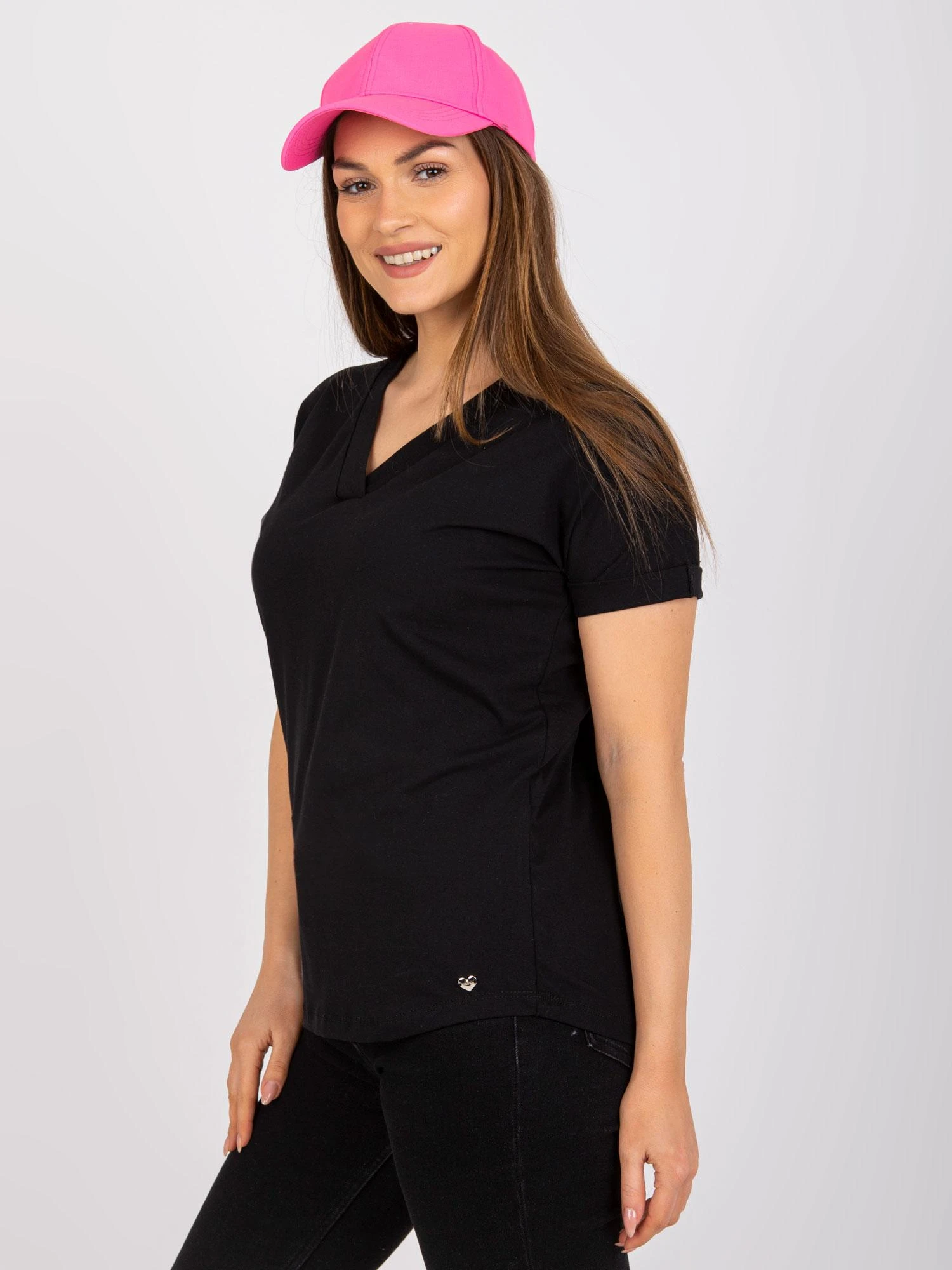 Basic Feel Good Marškinėliai-RV-TS-7666.19-juodi