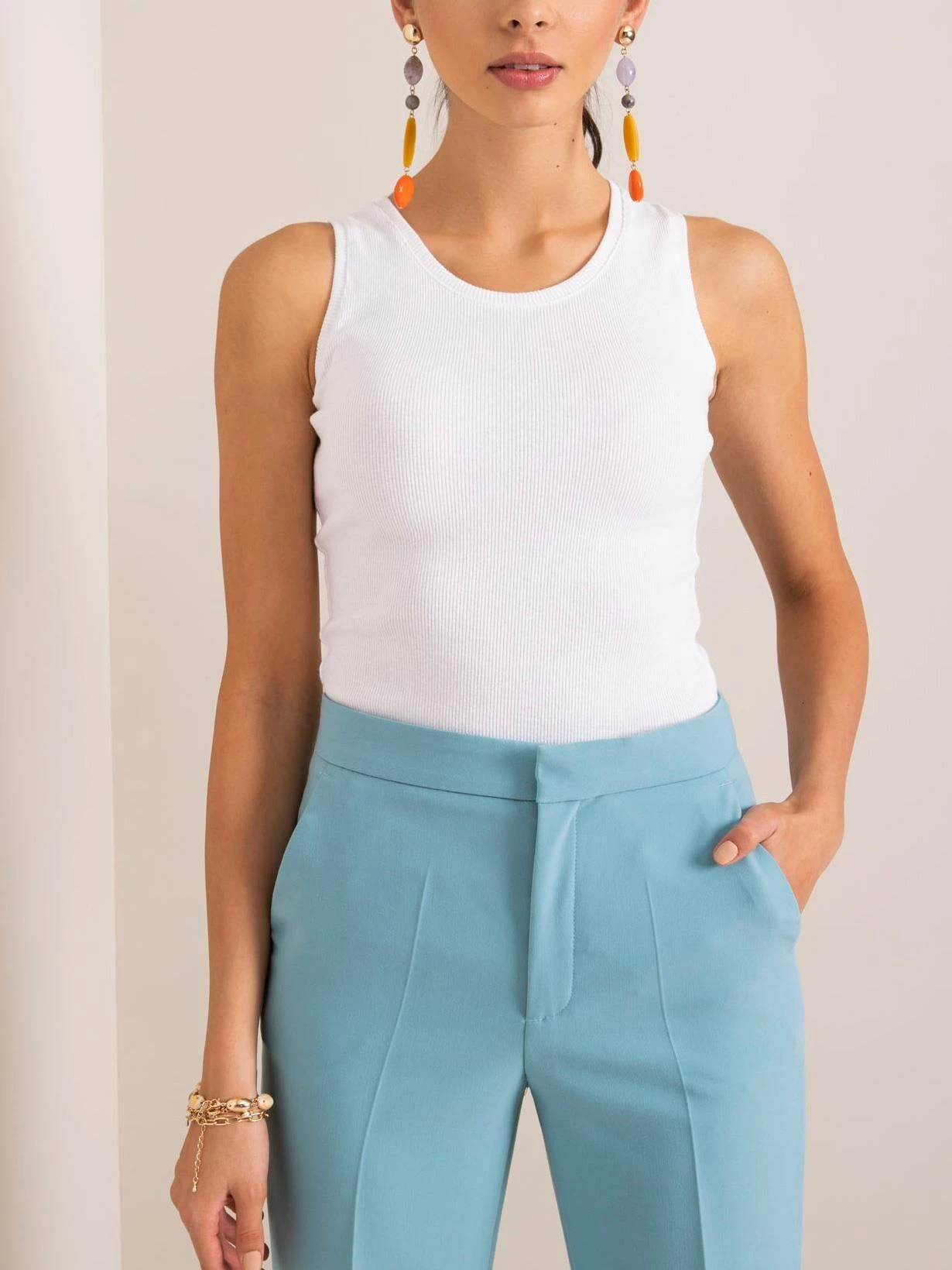 Basic Feel Good Palaidinė-RV-TP-5589.25P-baltas