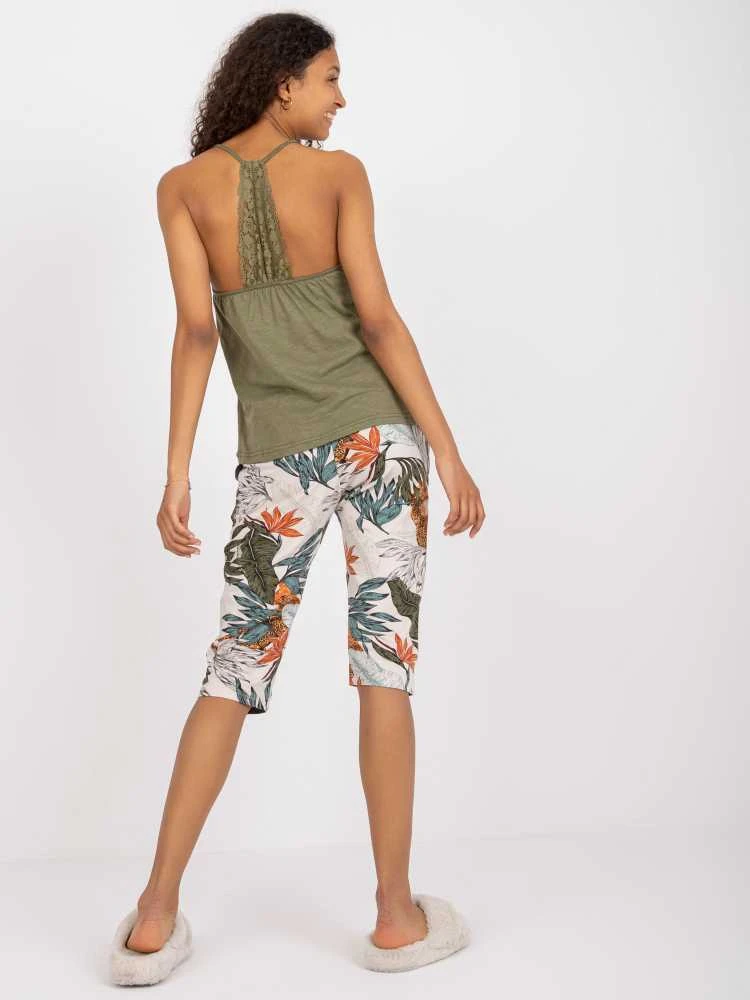 Berrak Set-BR-KMPL-9057-khaki