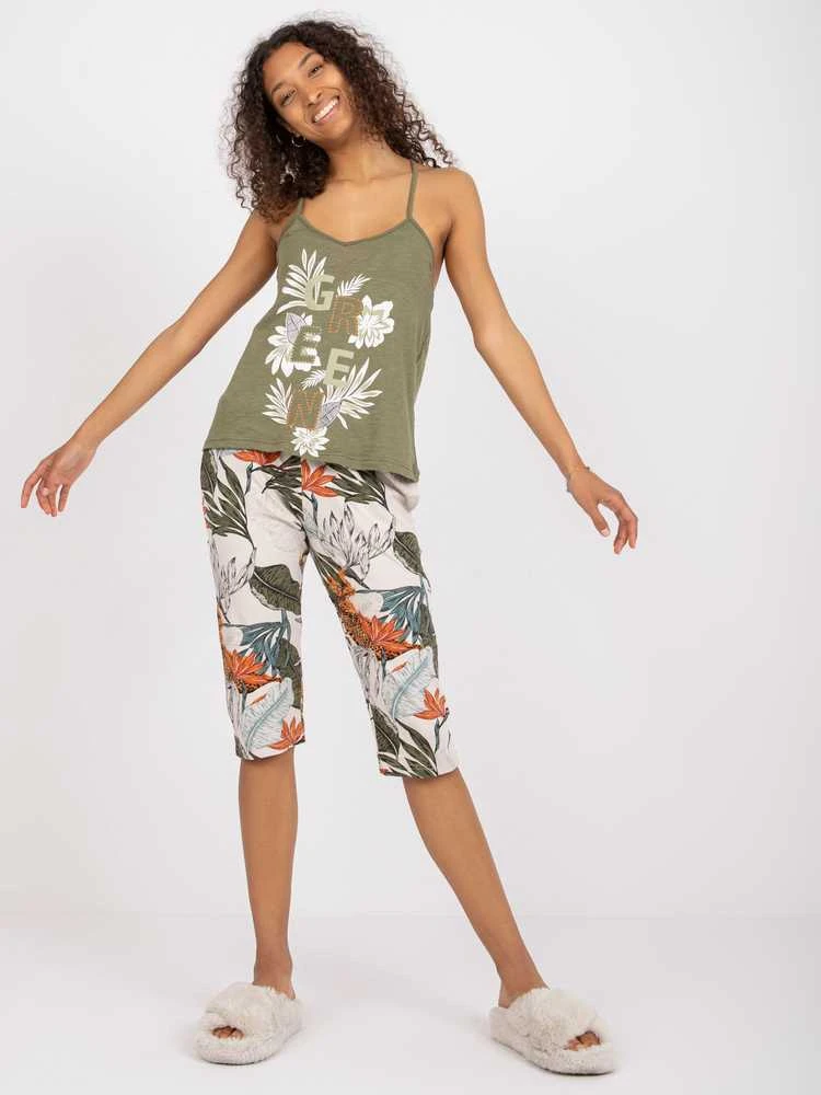Berrak Set-BR-KMPL-9057-khaki