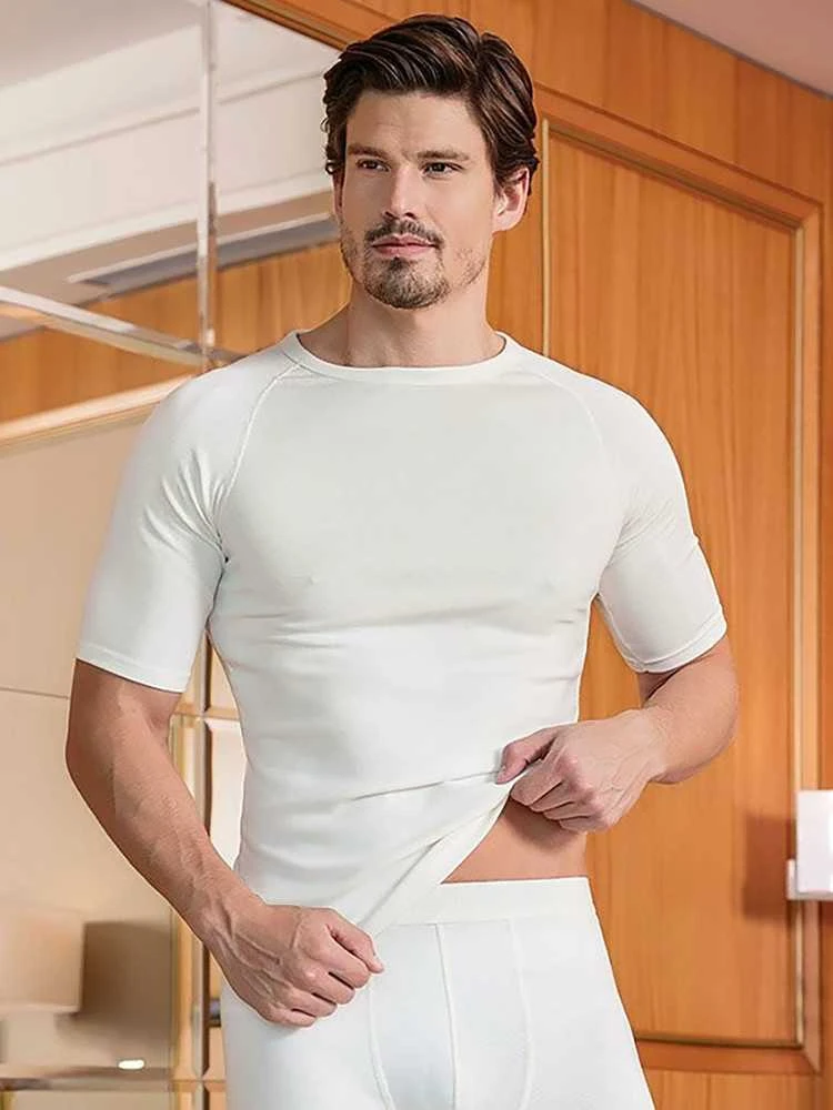 Berrak T-shirt-BR-BZ-756.00X-ecru