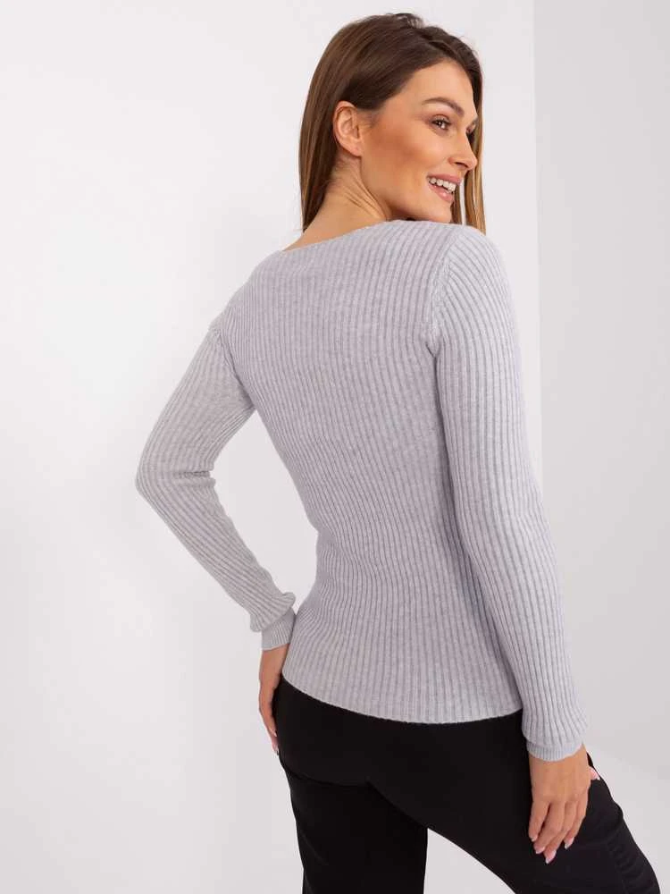 Bluoltre Megztinis-PM-SW-WJ92927A.31-pilkas
