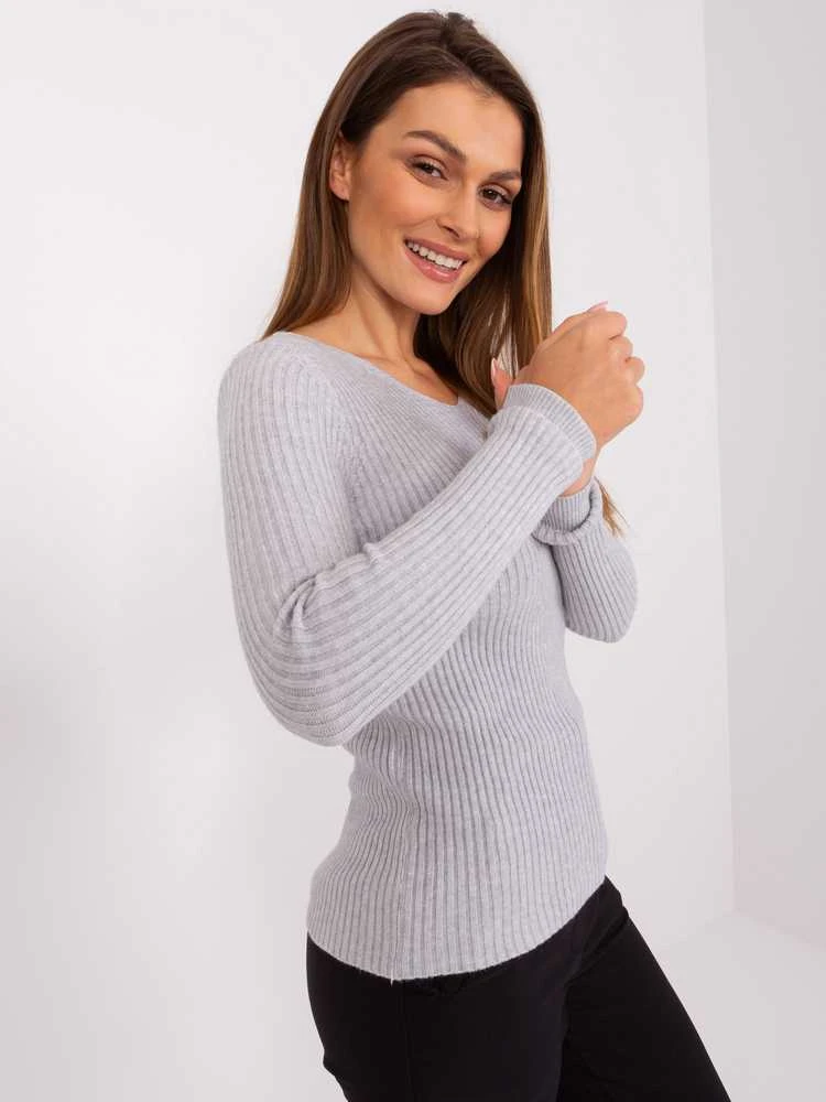 Bluoltre Megztinis-PM-SW-WJ92927A.31-pilkas