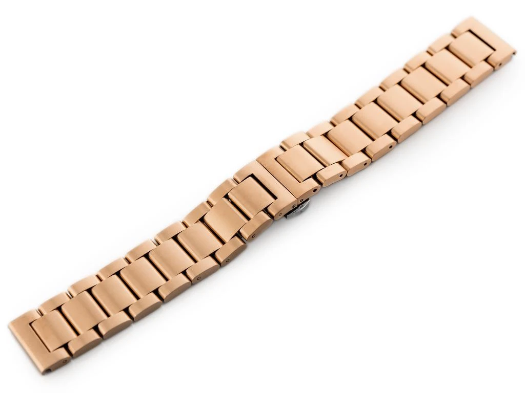Laikrodis Bransoleta Pacific Model 7 - rožinė złoto 22mm