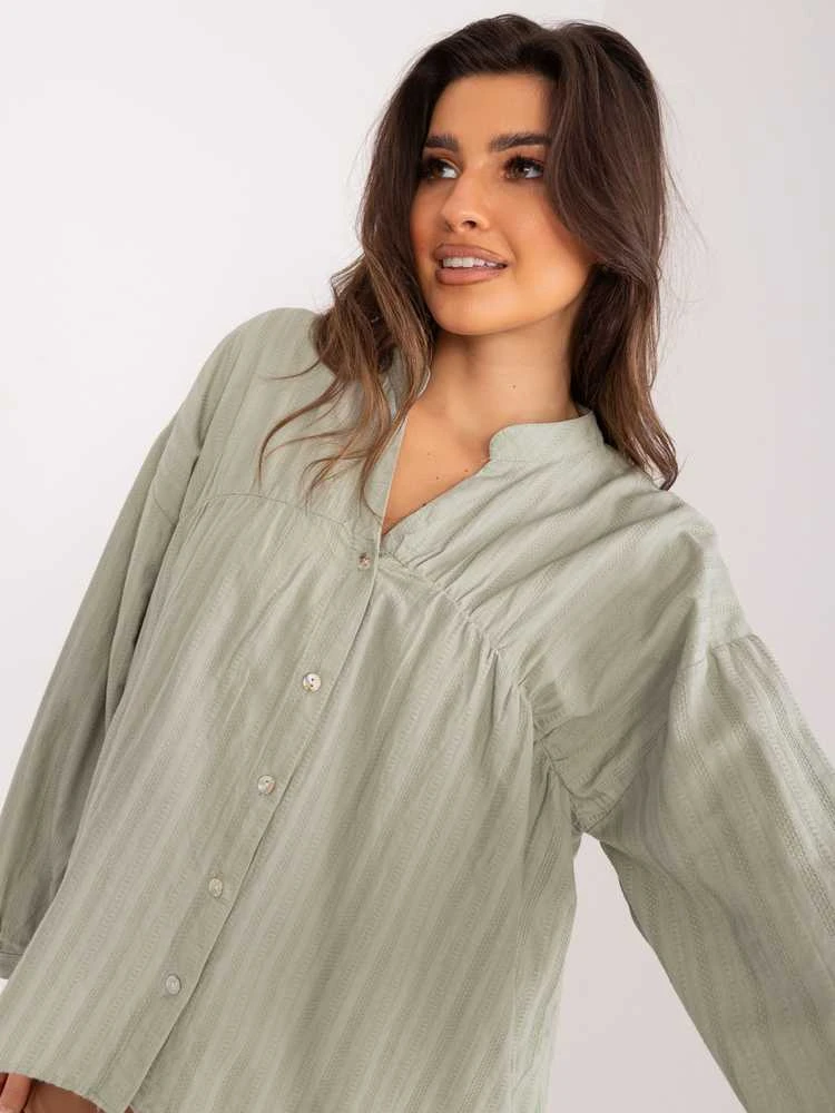 By Pommes Life Marškiniai-BP-KS-1142.21-khaki