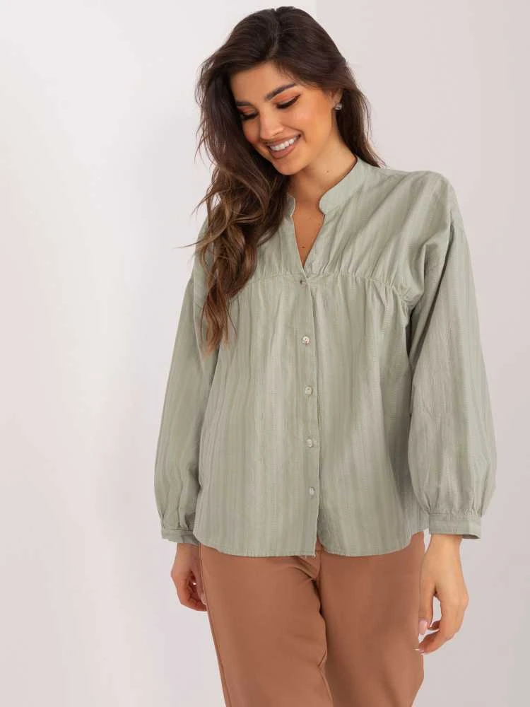By Pommes Life Marškiniai-BP-KS-1142.21-khaki
