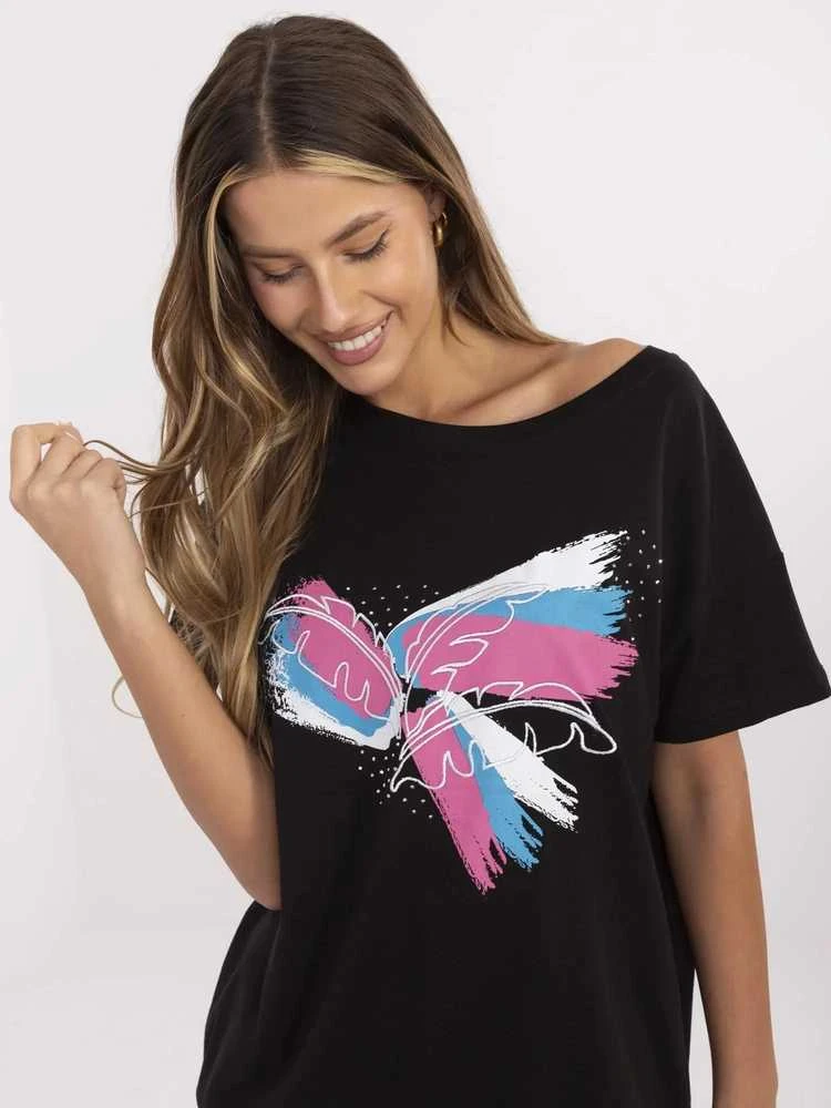 Calimera T-shirt-CLM-TS-1019.79-juoda