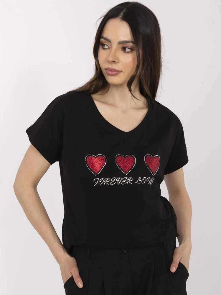 Calimera T-shirt-CLM-TS-1708.83-juoda