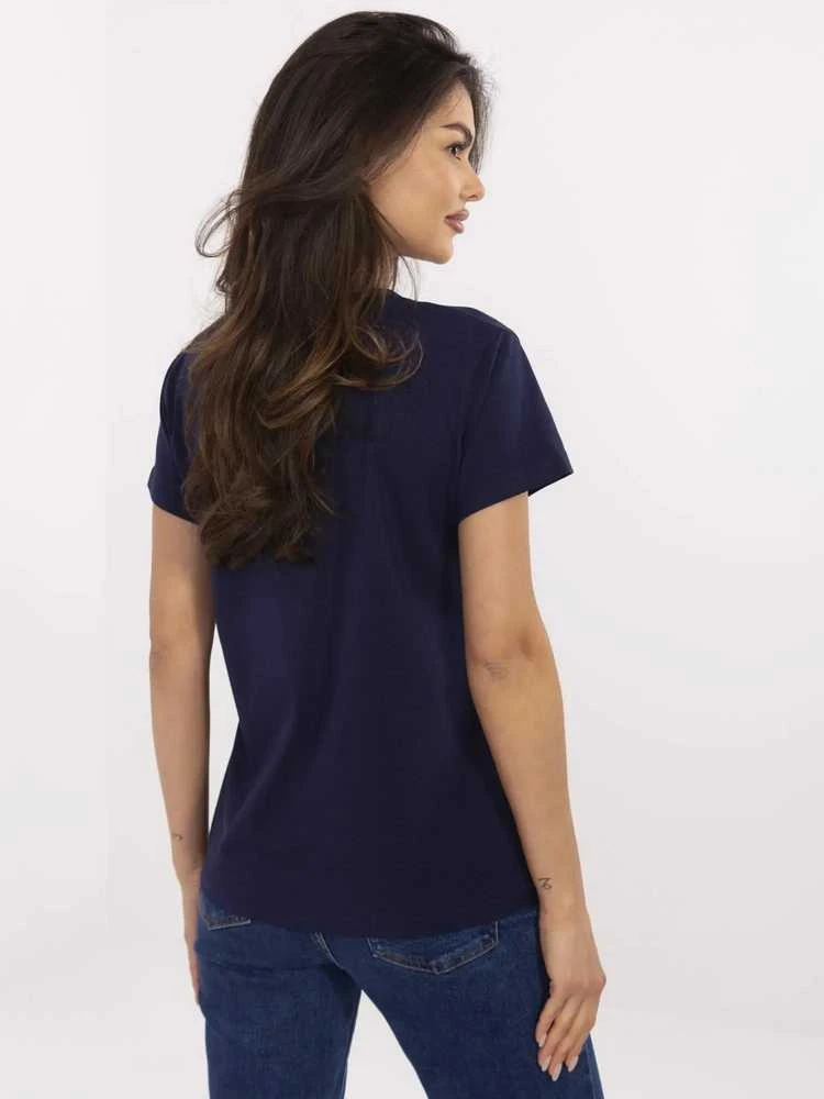 Calimera T-shirt-CLM-TS-1726.87-tamsiai mėlyna