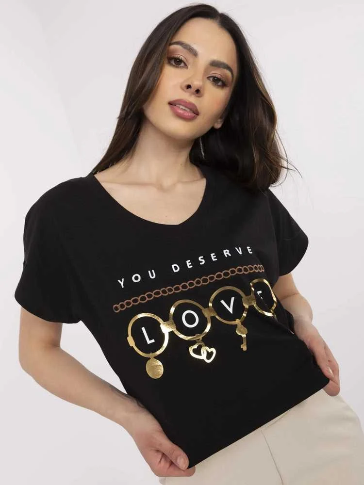 Calimera T-shirt-CLM-TS-1729.86-juoda