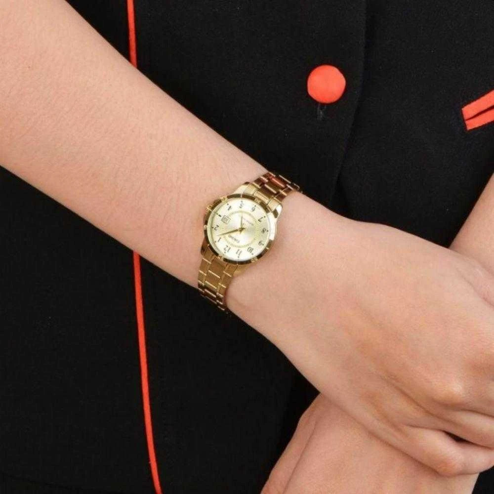CASIO LTP-V004G-9B moteriškas laikrodis (zd568c) + dėžutė