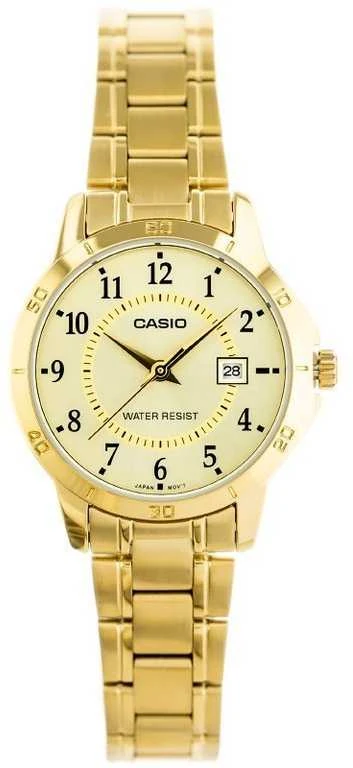 CASIO LTP-V004G-9B moteriškas laikrodis (zd568c) + dėžutė