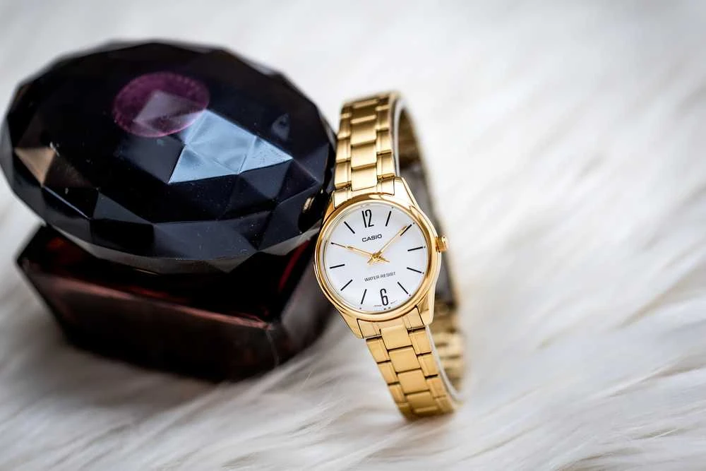 Casio Moteriškas LTP-V005G-7B laikrodis + dėžutė