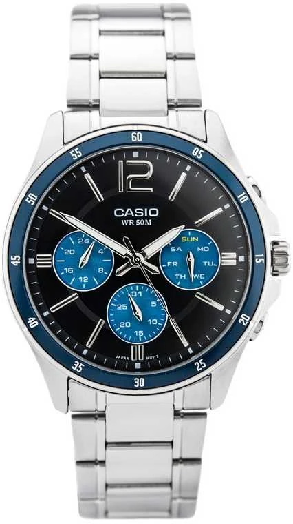 Vyriškas laikrodis CASIO MTP-1374D-2AV (zd063c) + BOX