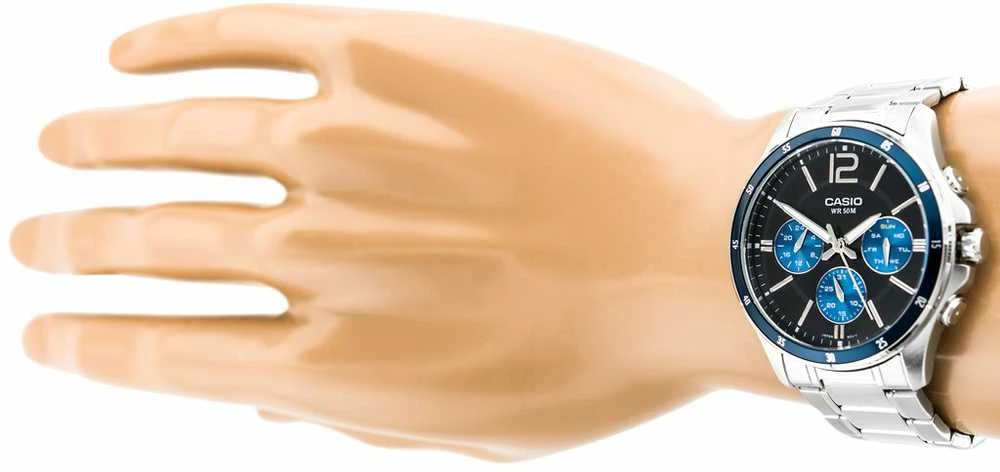 Vyriškas laikrodis CASIO MTP-1374D-2AV (zd063c) + BOX