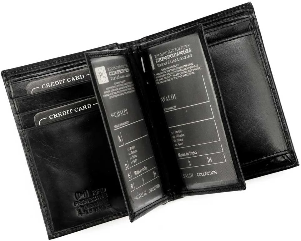 Piniginė vyrams Cavaldi 0800-P-BS RFID
