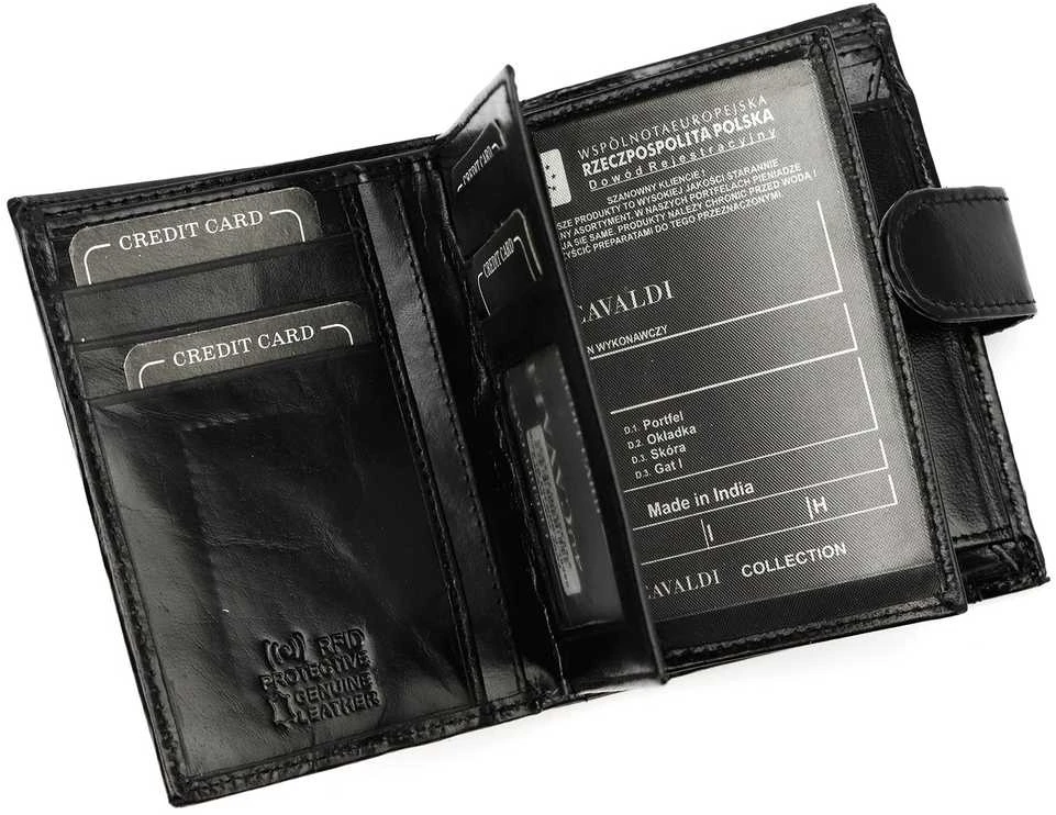 Piniginė vyrams Cavaldi 0800L-P-BS RFID