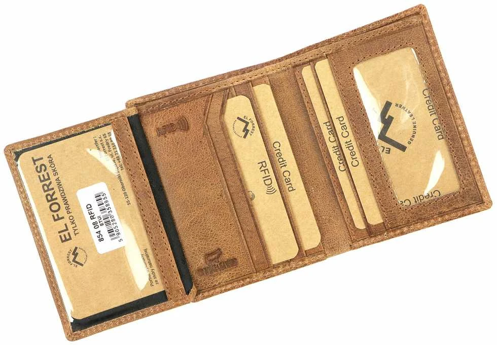 Kortelių ir dokumentų dėklas vyrams EL FORREST 854-08 RFID