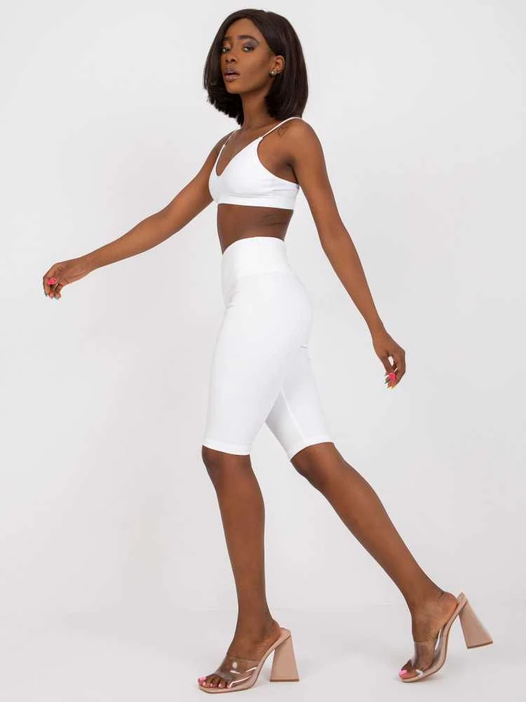 Ex Moda Šortai moterims EM-LG-574.05-balti