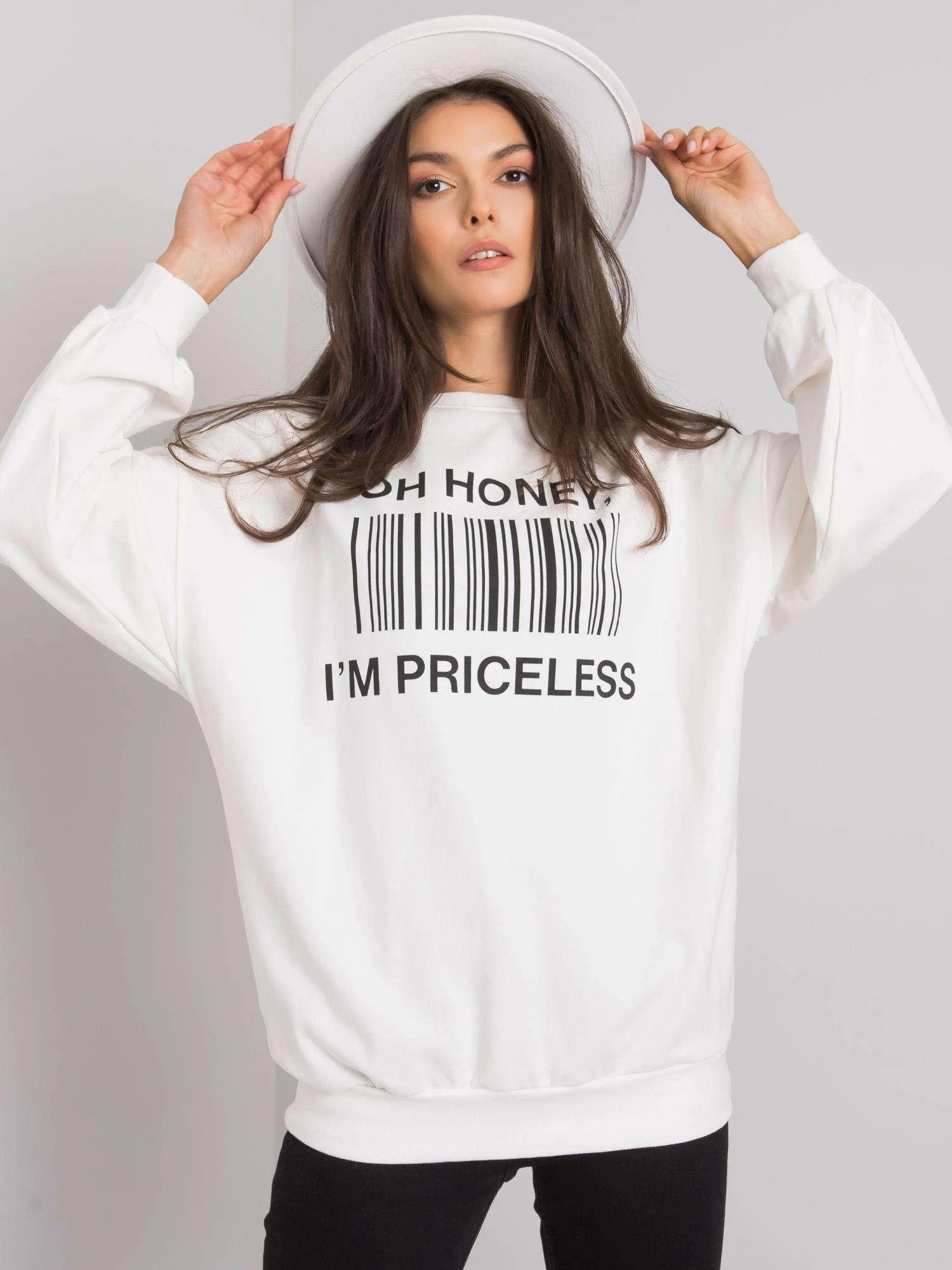 Ex Moda Megztinis-EM-BL-536/1U.84P-ecru