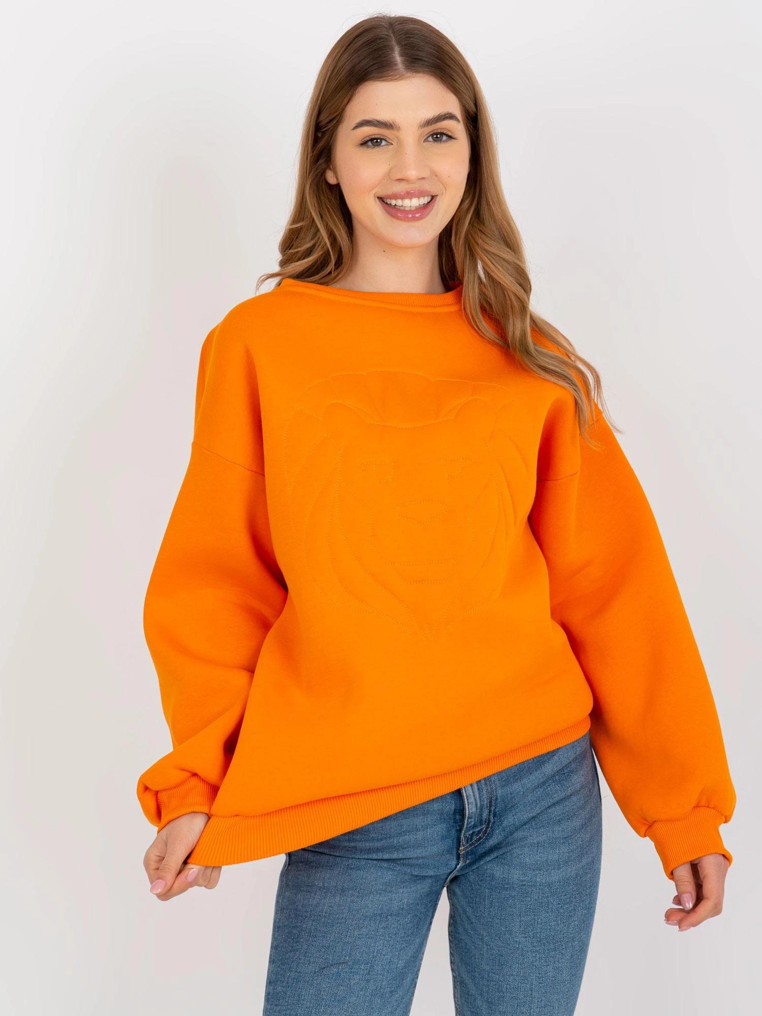Ex Moda Megztinis-EM-BL-617-4.41P-oranžinė
