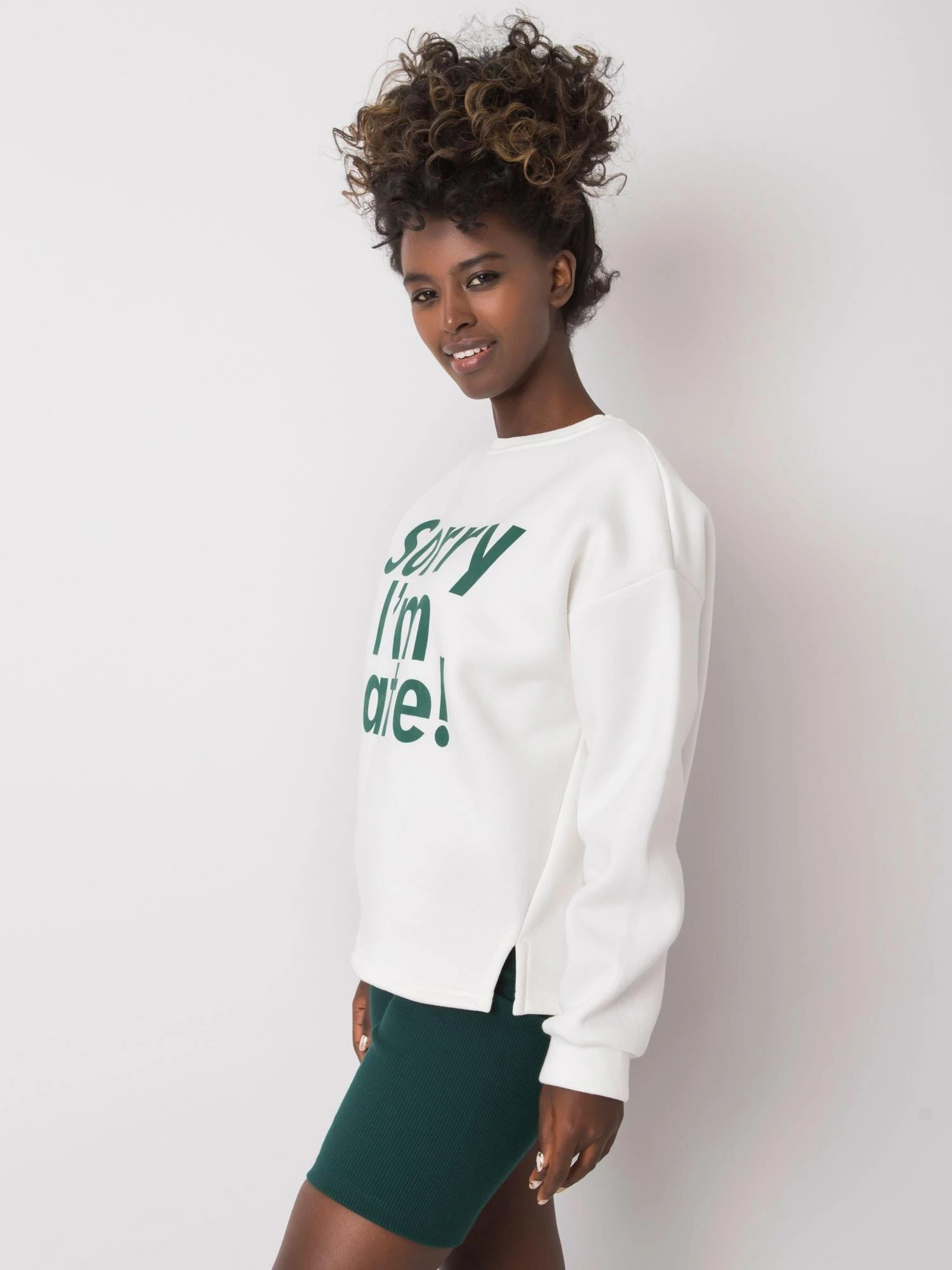 Ex Moda Megztinis-EM-BL-624.90P-baltas-žalias