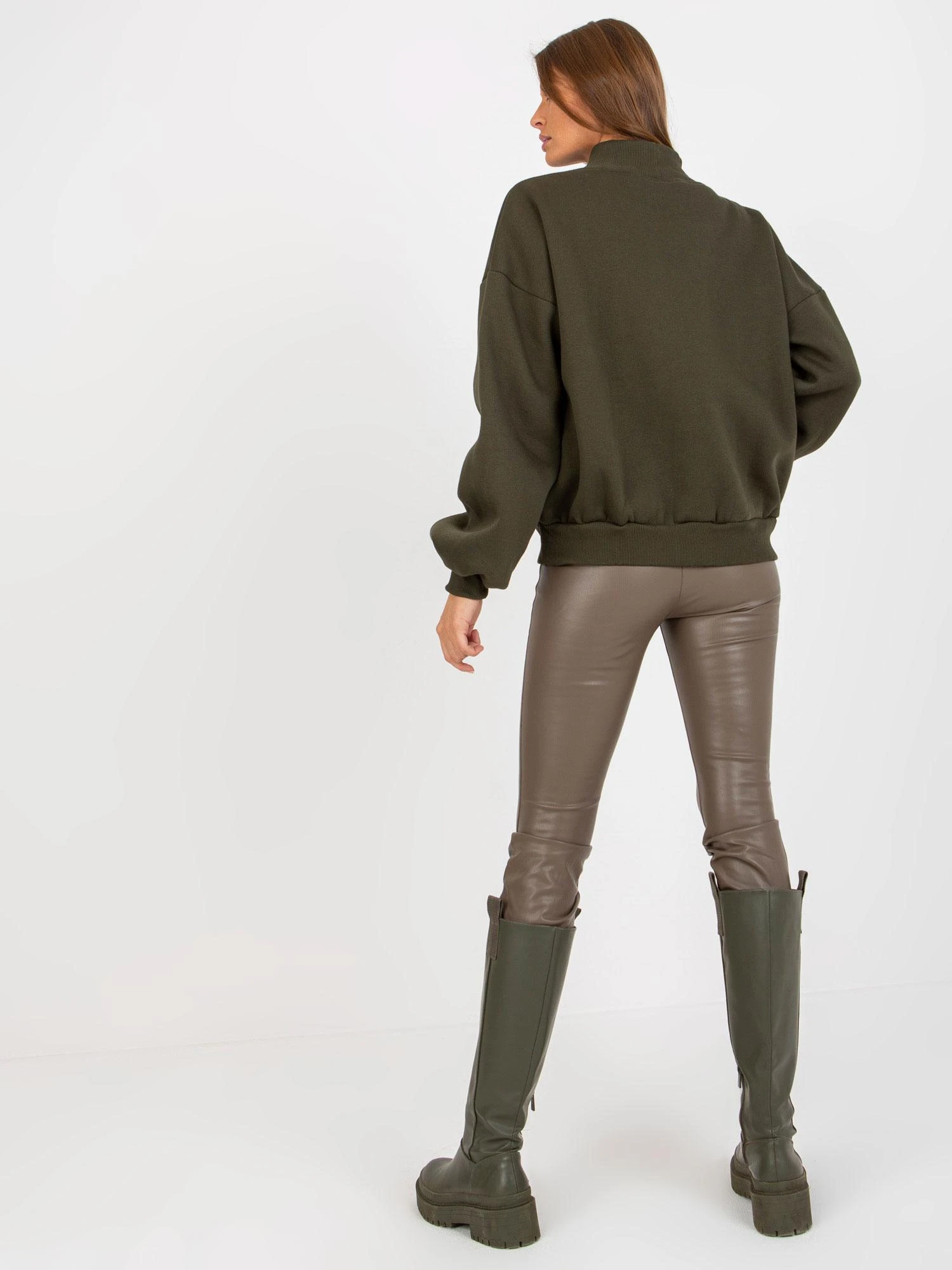 Ex Moda Megztinis-EM-BL-643.39X-khaki