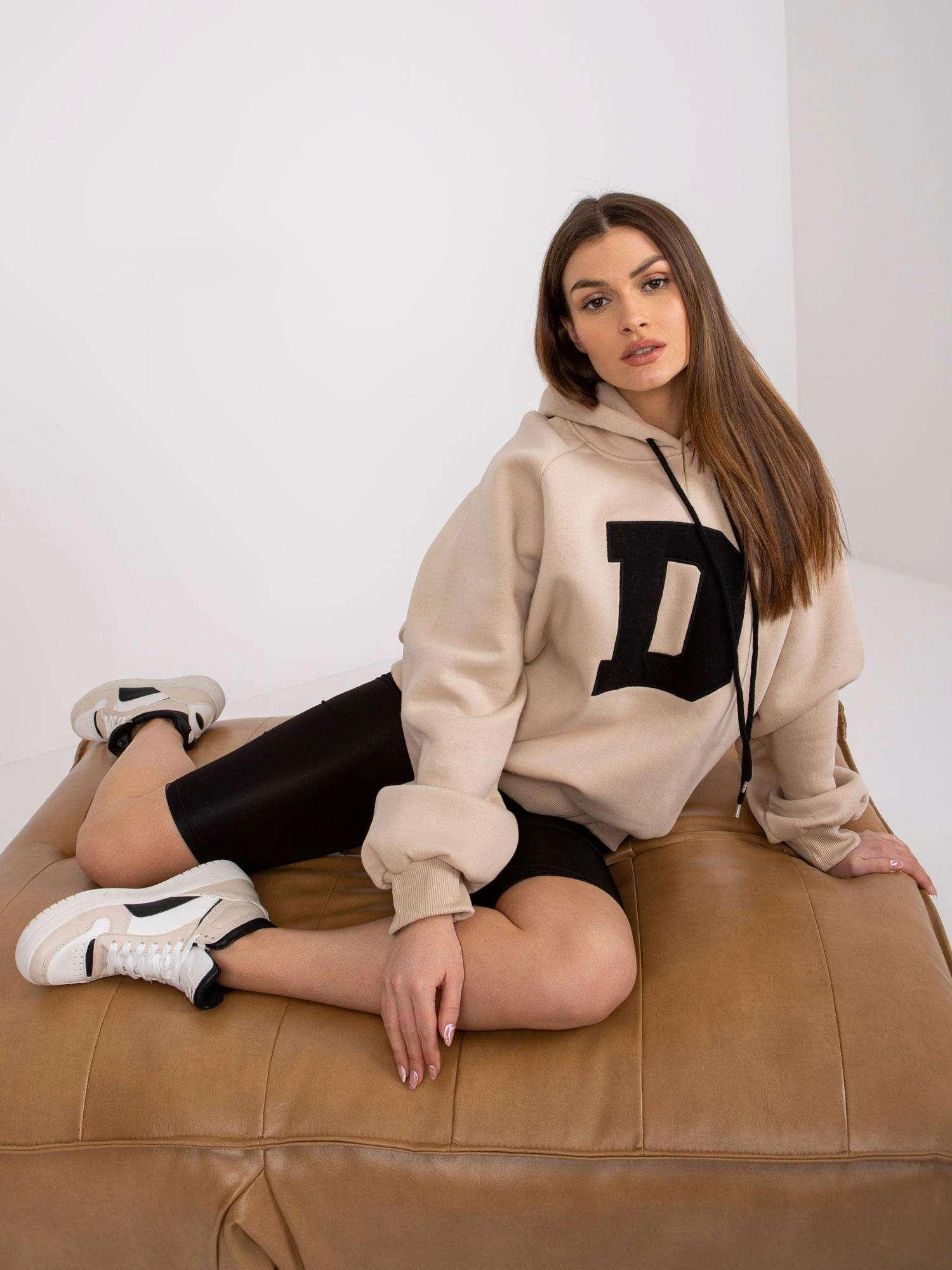 Ex Moda Megztinis-EM-BL-651/D.29X-smėlio spalvos