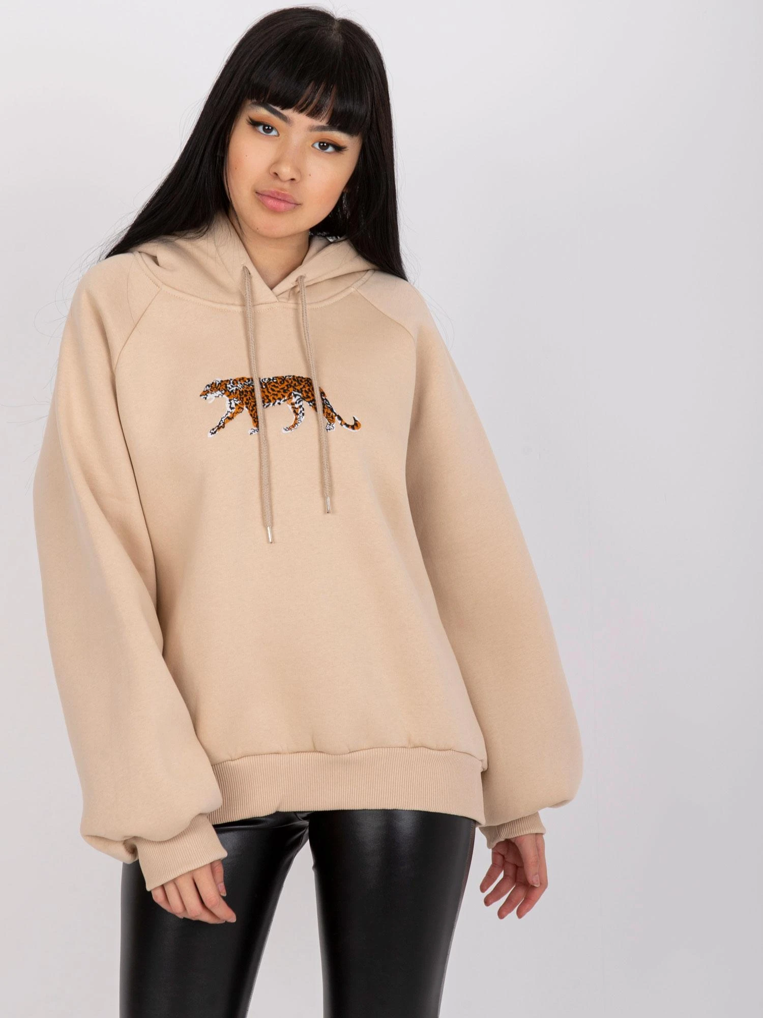 Ex Moda Megztinis-EM-BL-651.99-smėlio spalvos