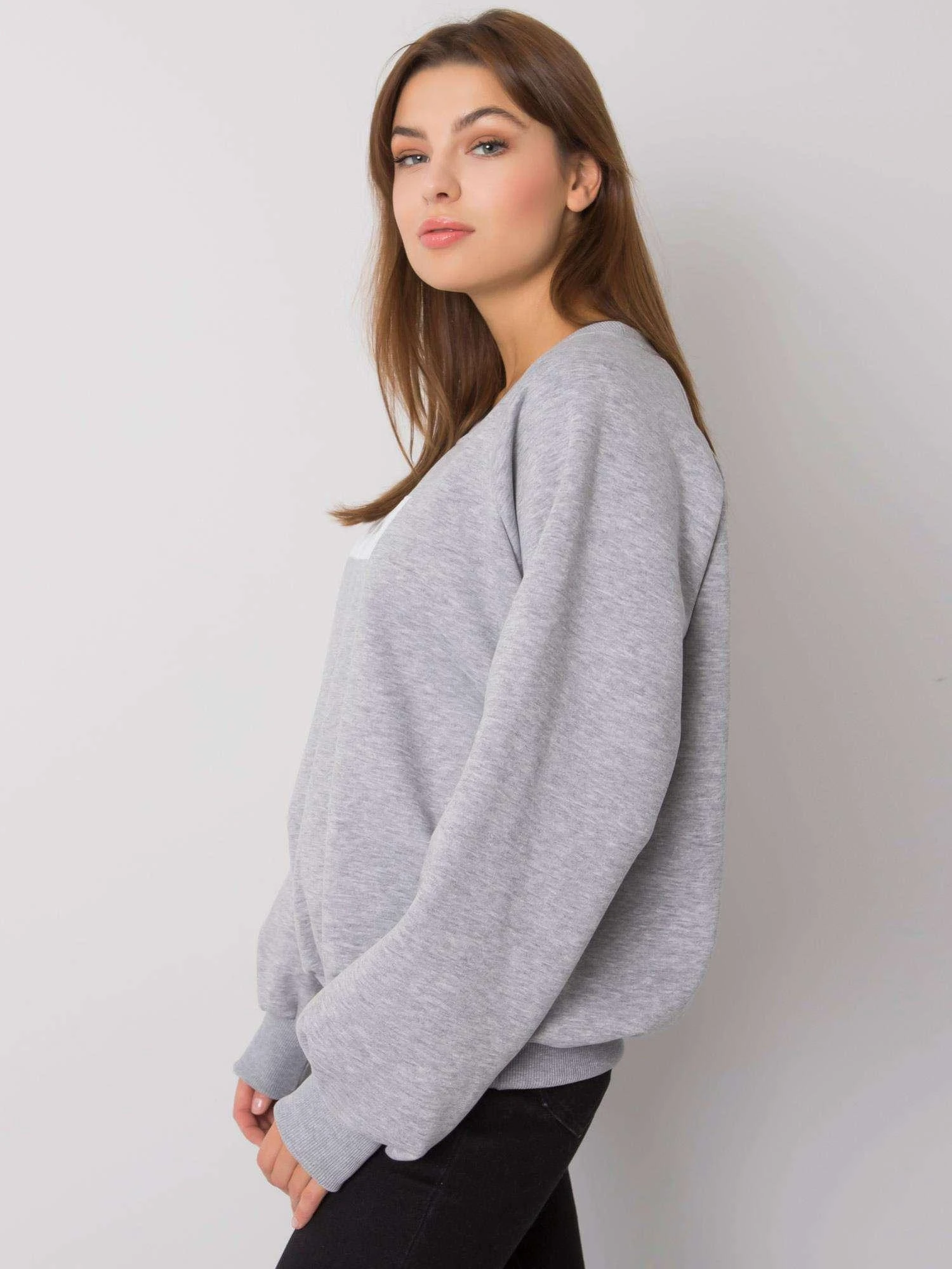 Ex Moda Megztinis-EM-BL-652.13P-pilka