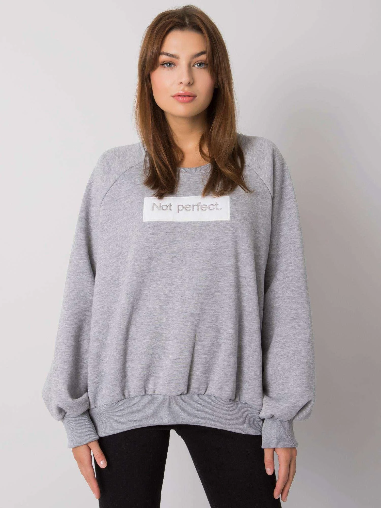 Ex Moda Megztinis-EM-BL-652.13P-pilka