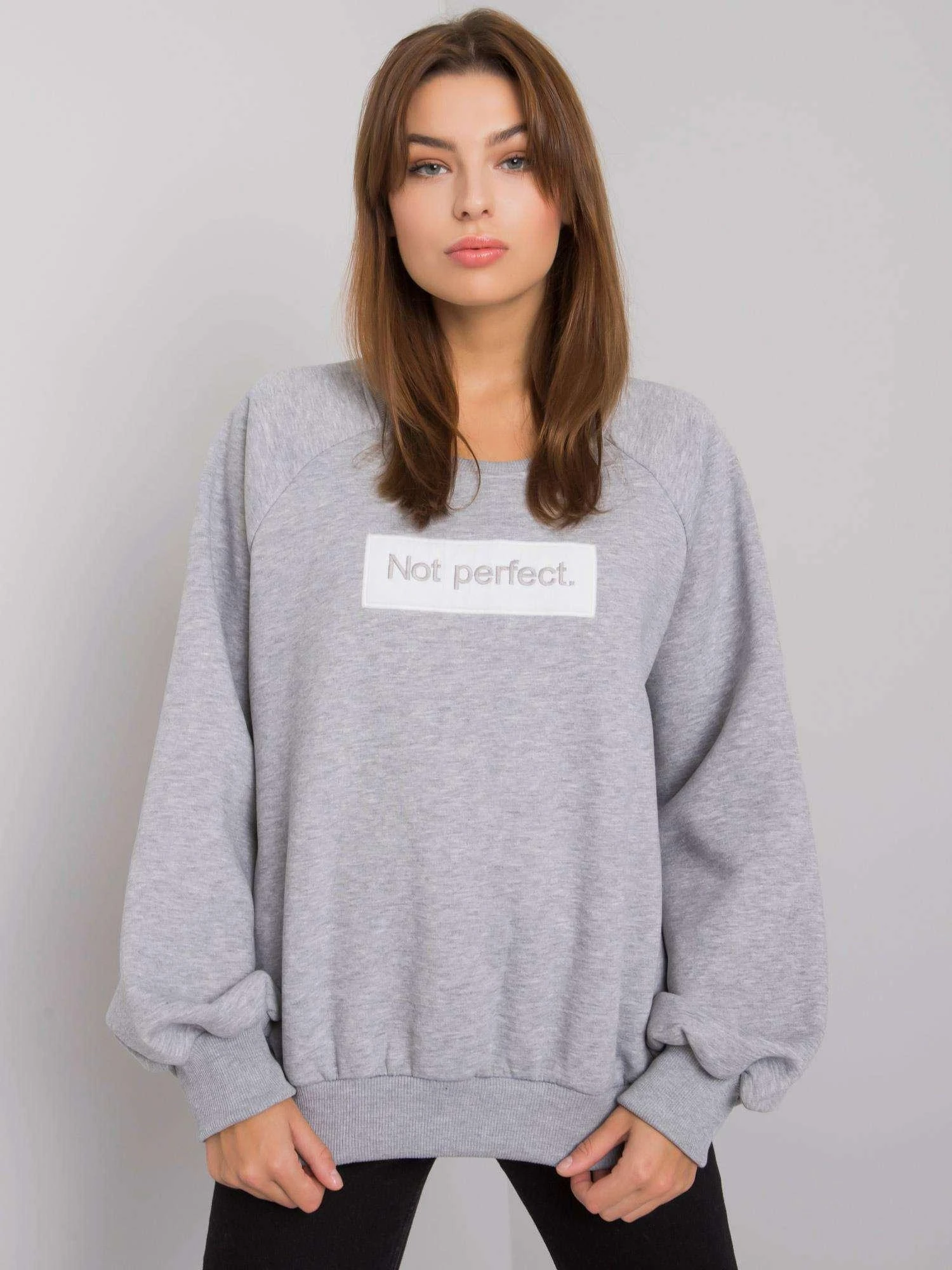 Ex Moda Megztinis-EM-BL-652.13P-pilka