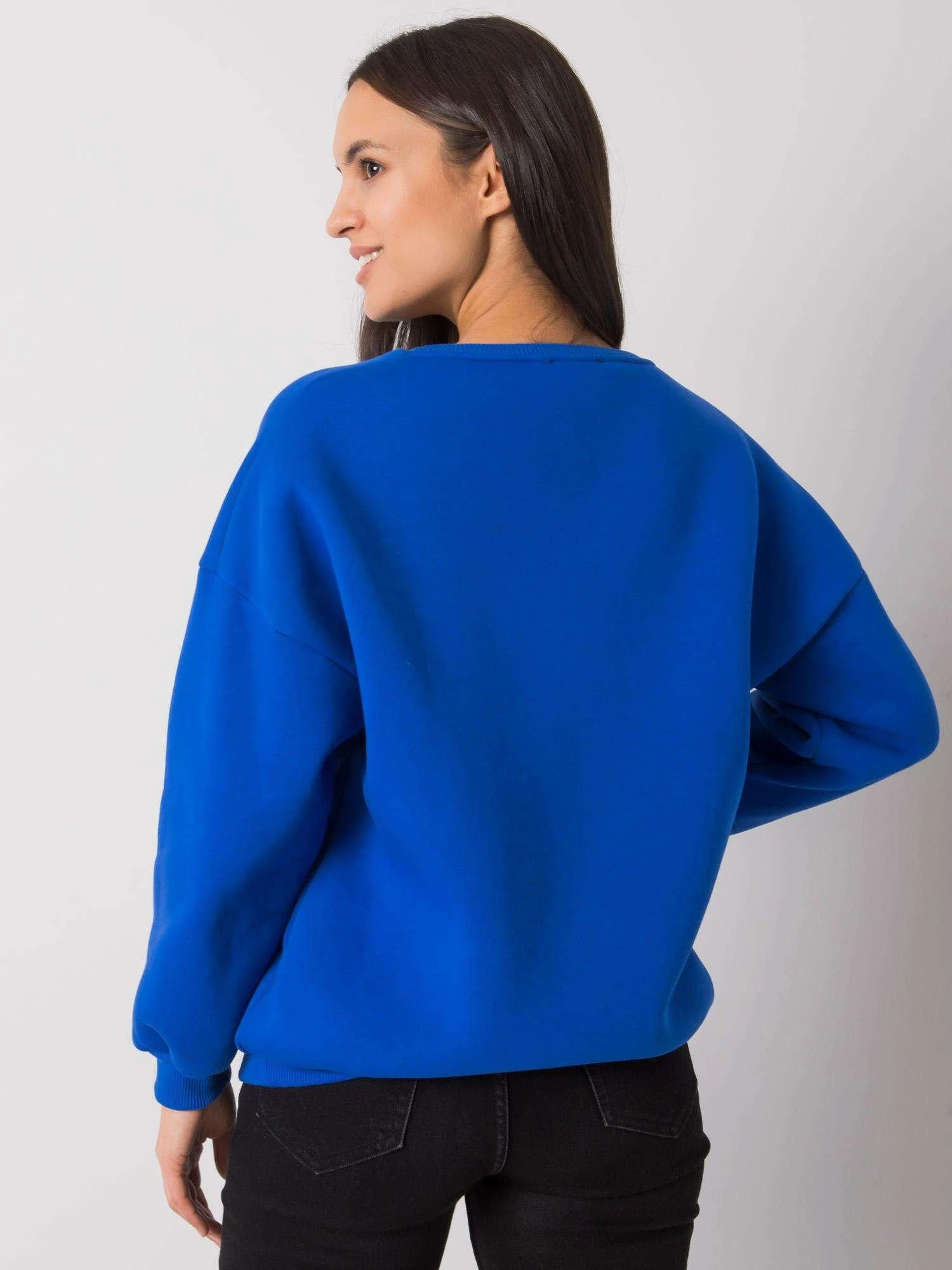 Ex Moda Megztinis-EM-BL-702.46-kobalto mėlynas