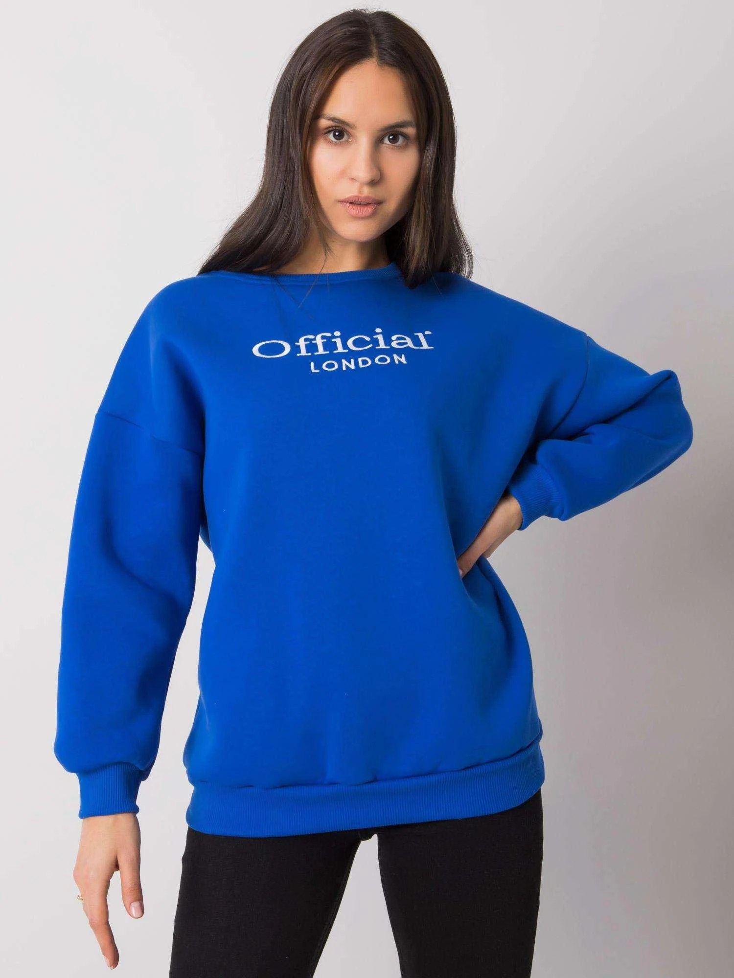Ex Moda Megztinis-EM-BL-702.46-kobalto mėlynas