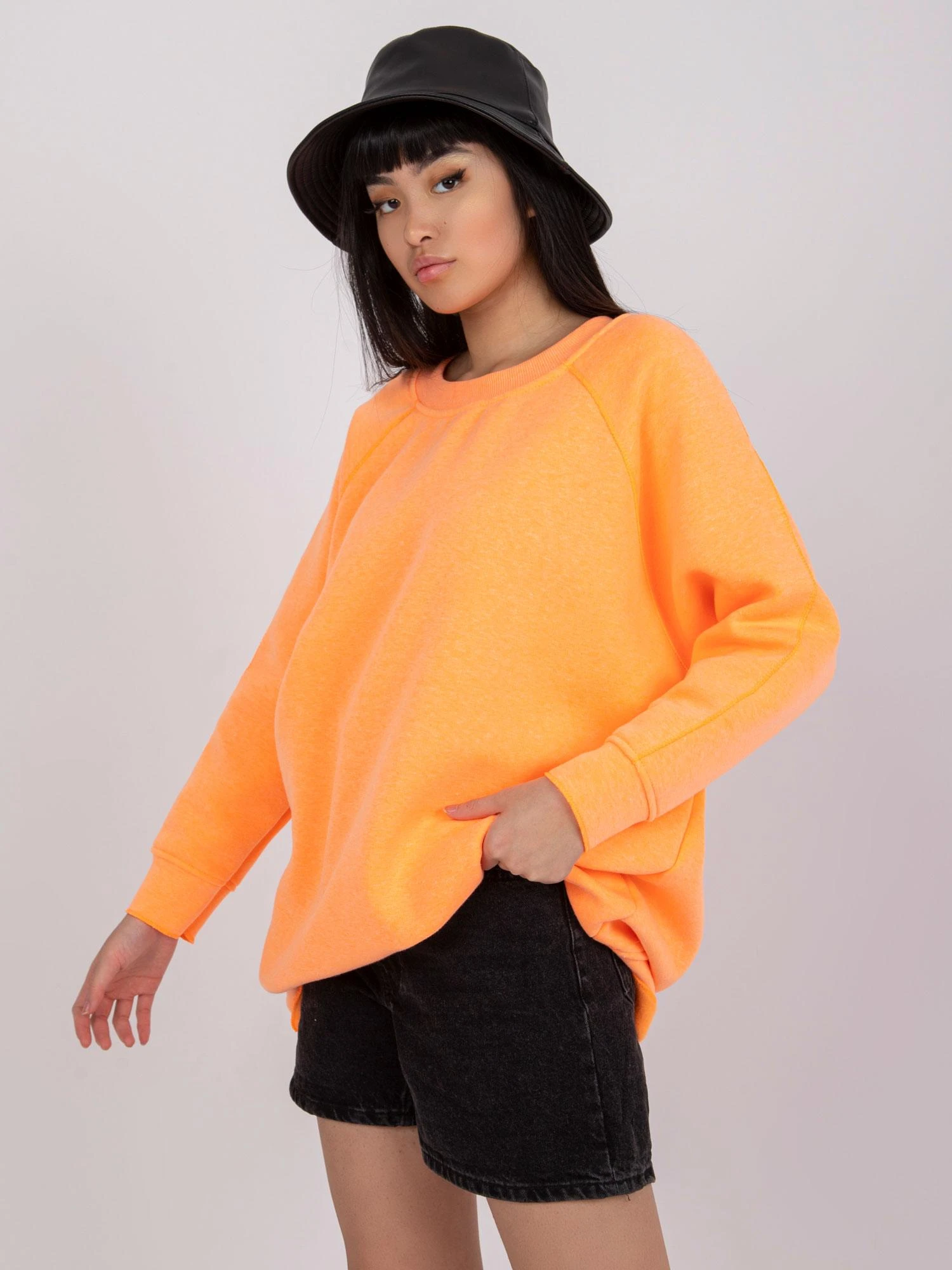 Ex Moda Megztinis-EM-BL-711.05-fluo oranžinis