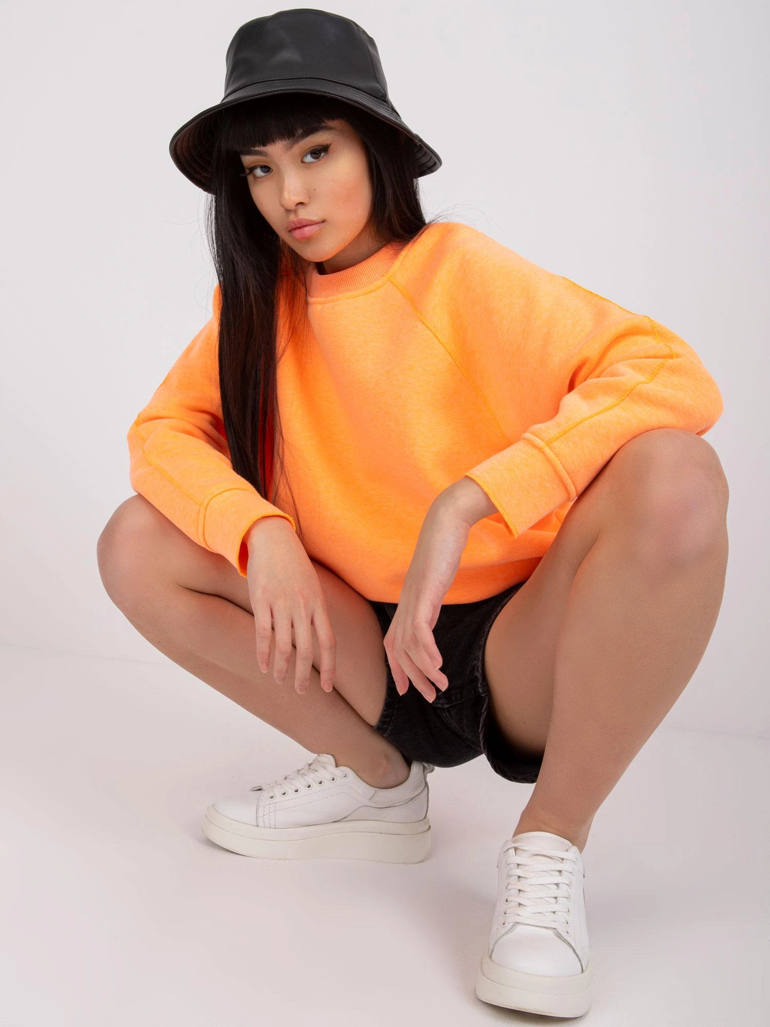 Ex Moda Megztinis-EM-BL-711.05-fluo oranžinis