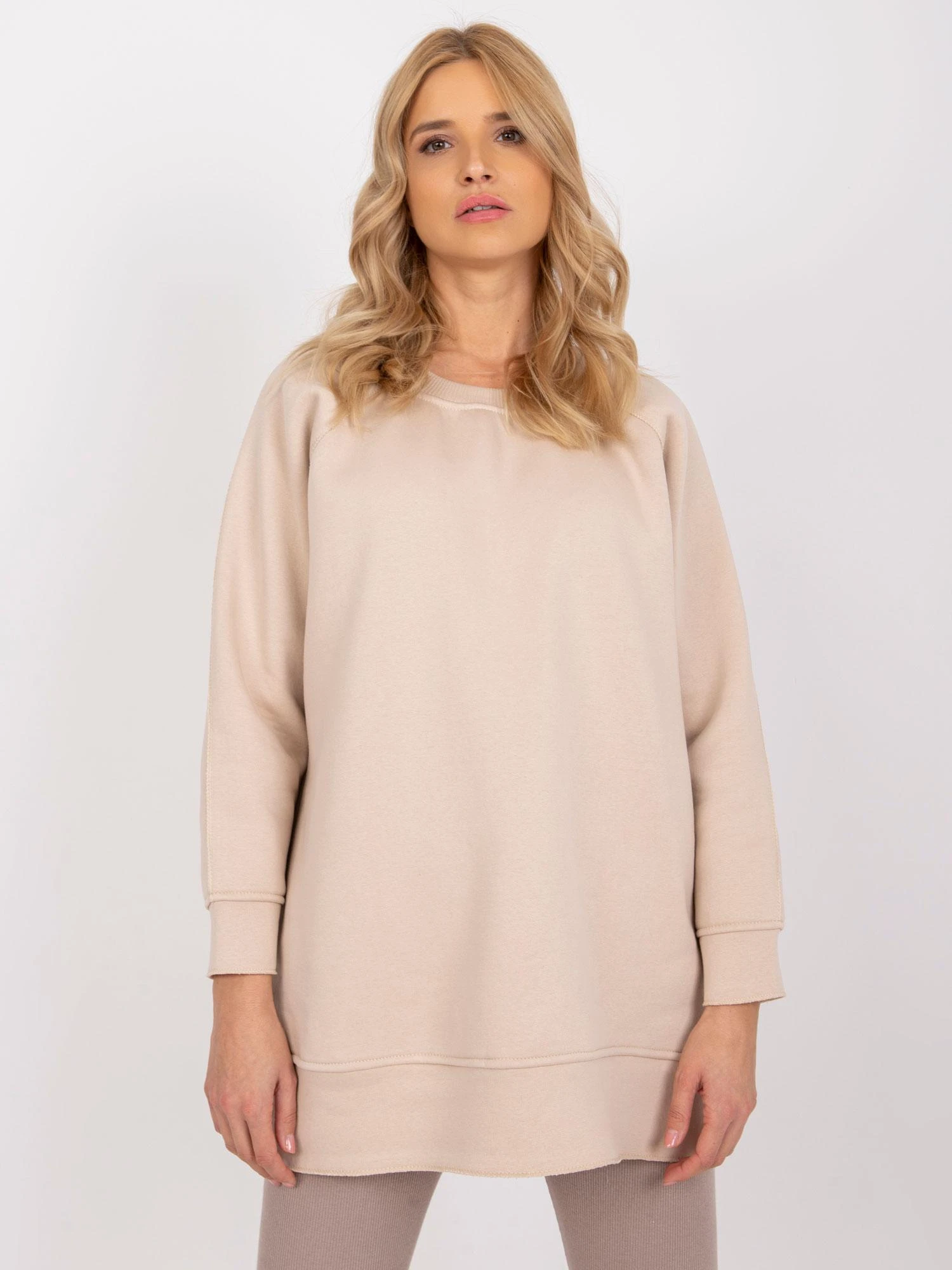 Ex Moda Megztinis-EM-BL-711.05-smėlio spalvos