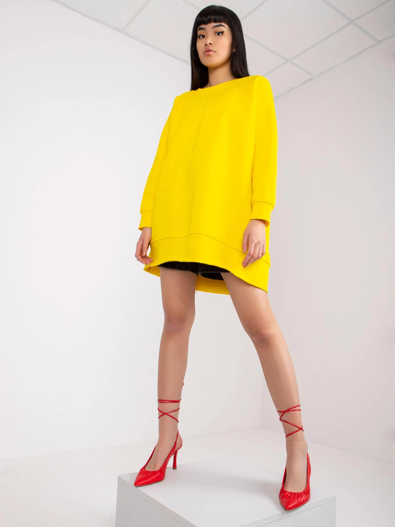 Ex Moda Megztinis-EM-BL-711.05-geltonas