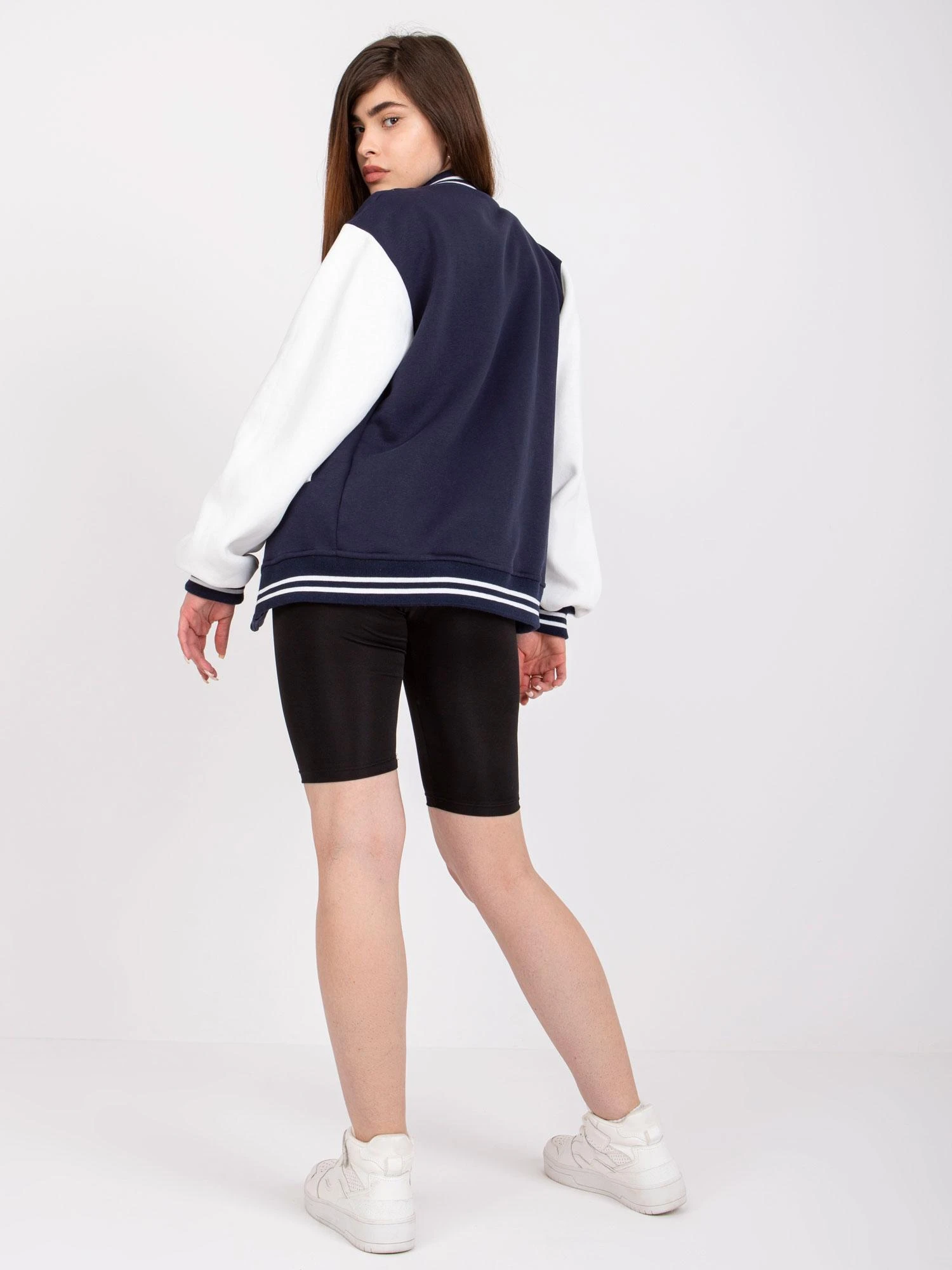 Ex Moda Megztinis-EM-BL-722.44P-tamsiai mėlynas