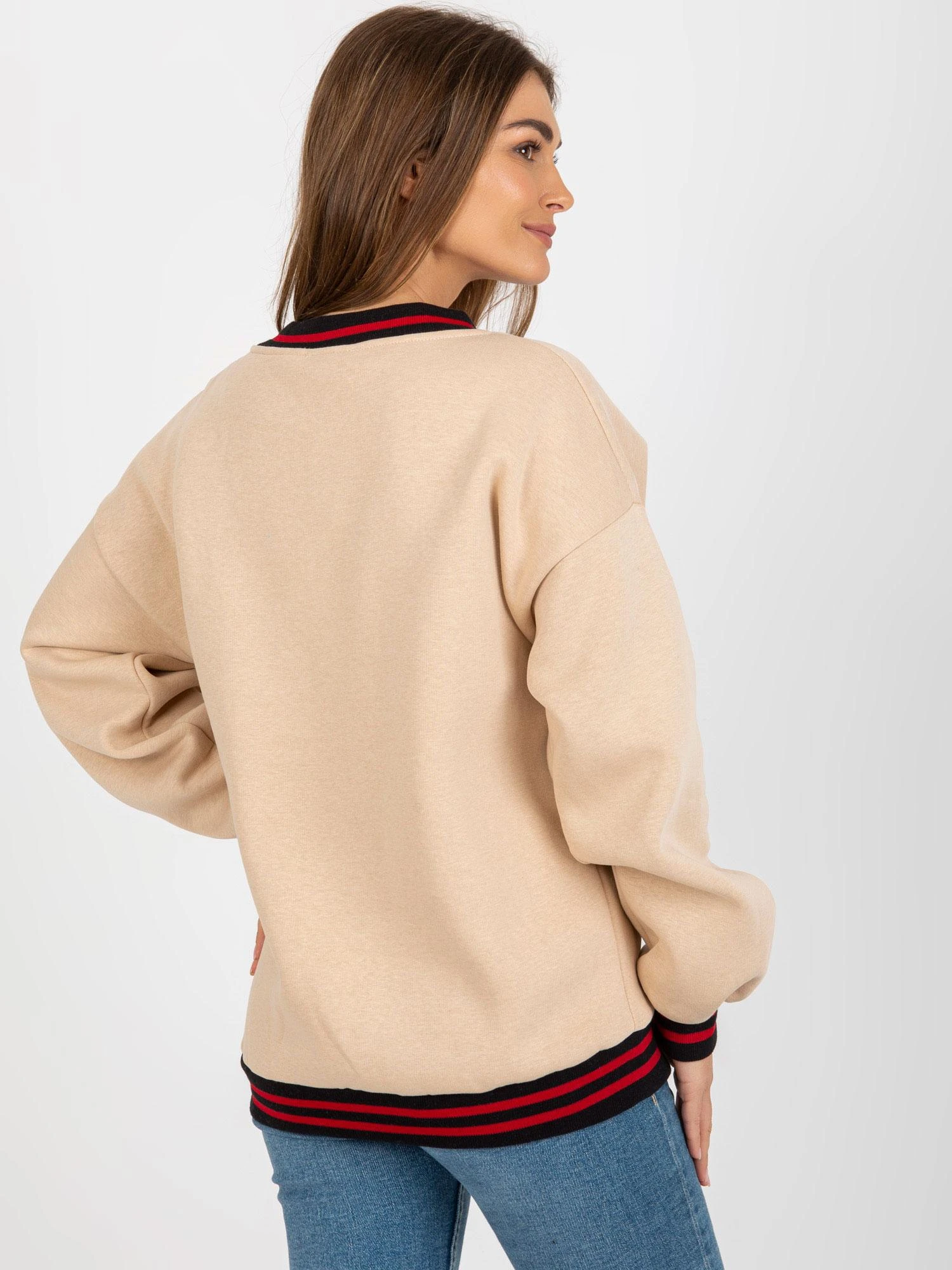 Ex Moda Megztinis-EM-BL-754.37-smėlio spalvos
