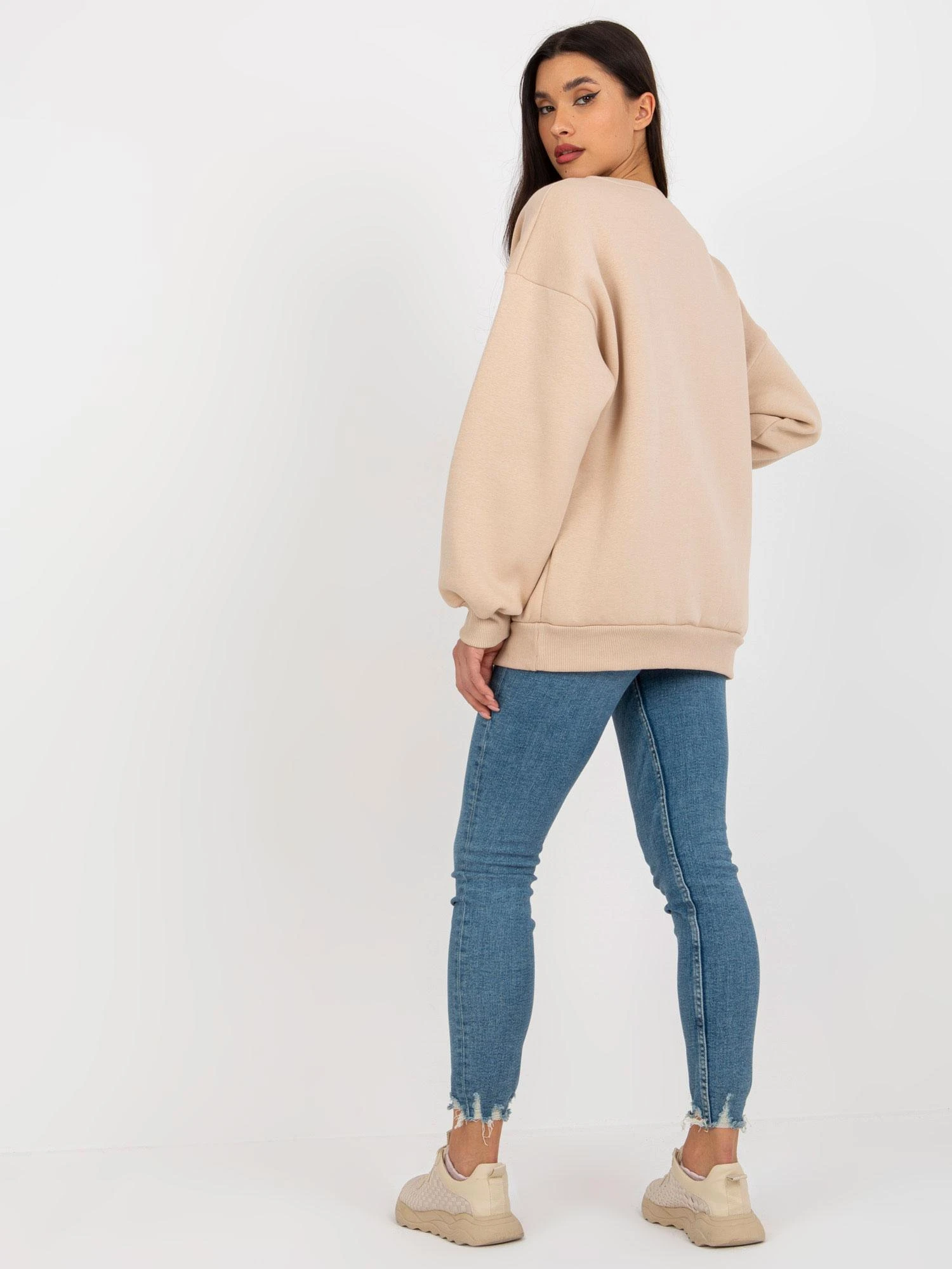 Ex Moda Megztinis-EM-BL-760.01-smėlio spalvos