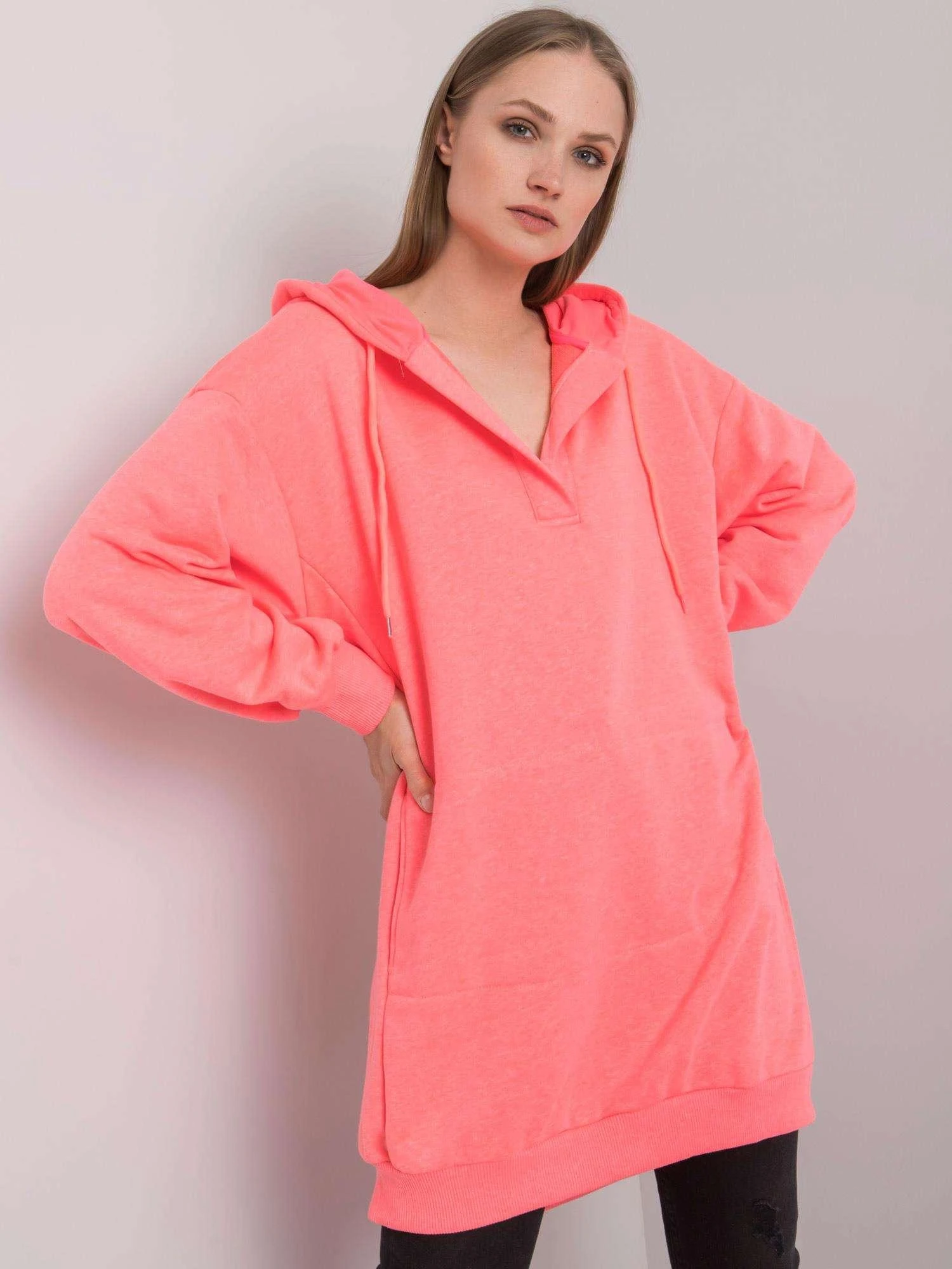 Ex Moda Megztinis-EM-BL-ES-21-528.12X-fluo rožinis