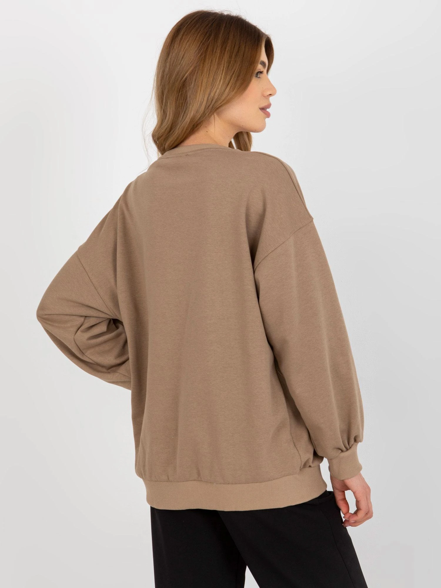 Ex Moda Megztinis-EM-BL-ES-21-536.94-tamsiai smėlio spalvos