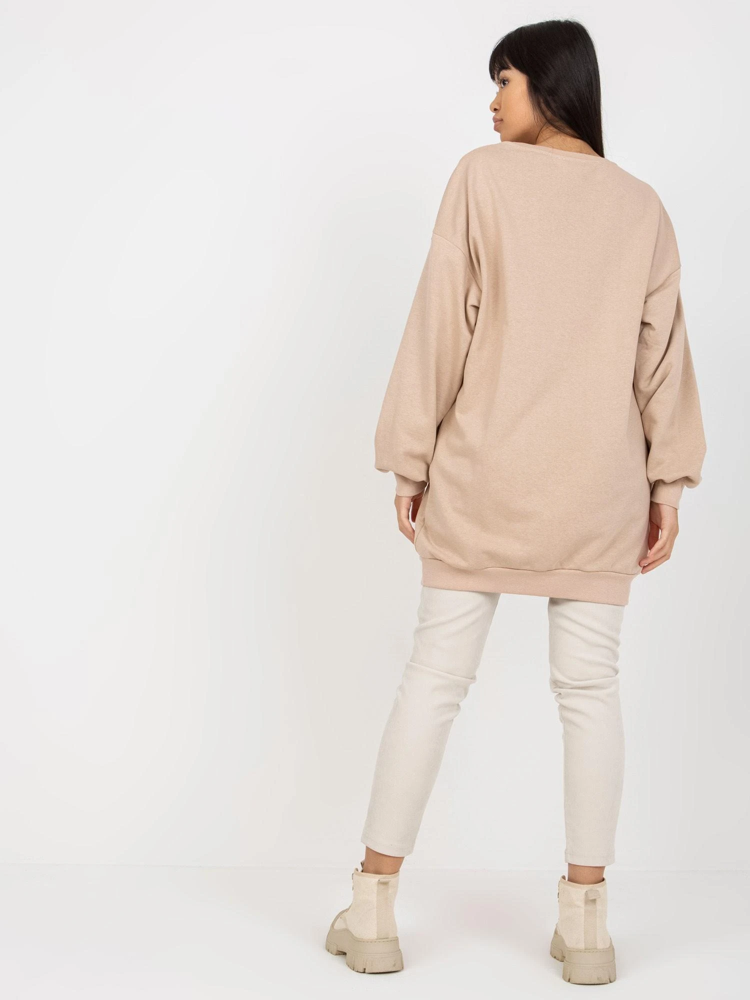 Ex Moda Megztinis-EM-BL-U719.82P-smėlio spalvos