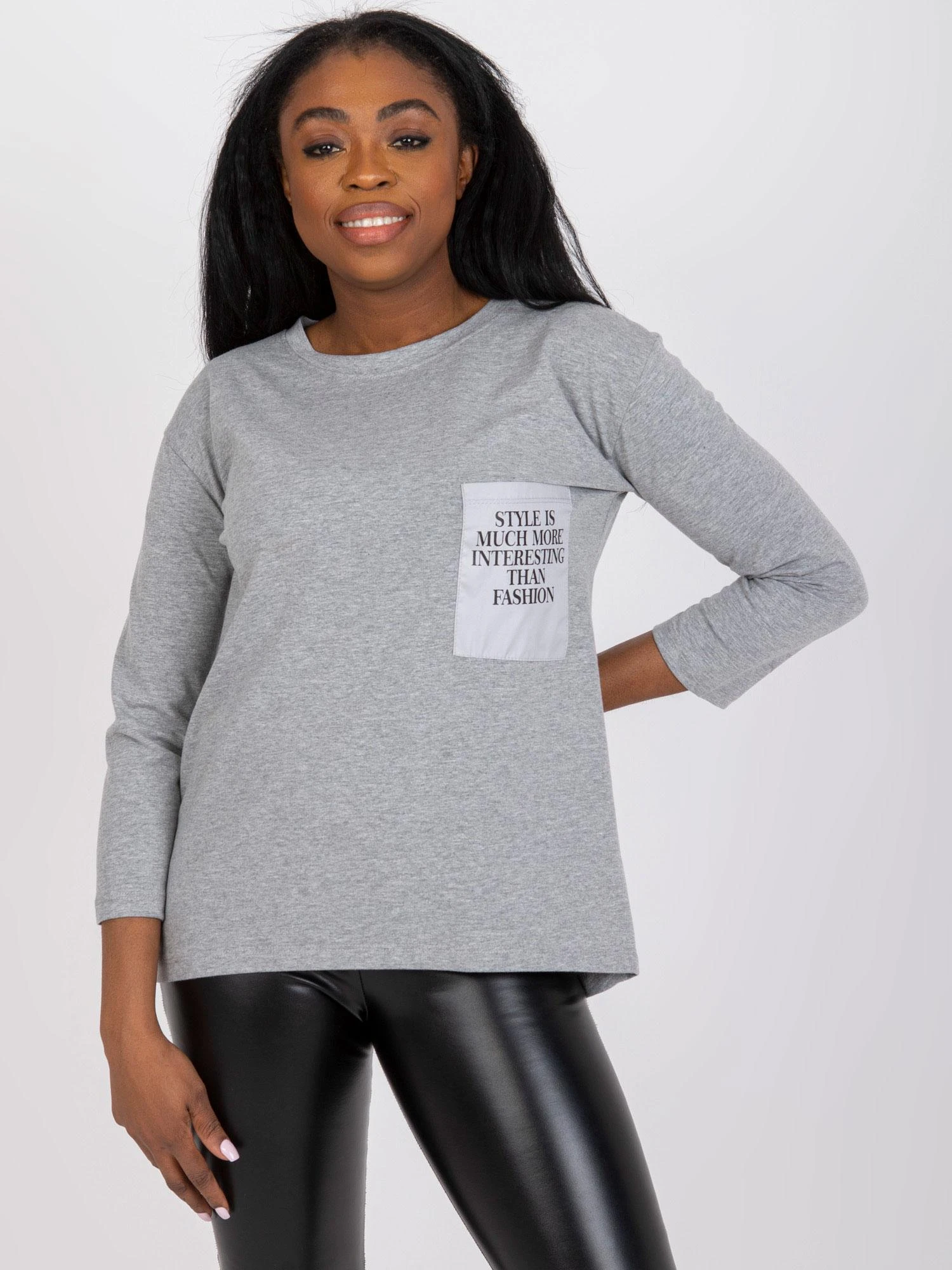 Ex Moda Palaidinė-EM-BZ-N612.64P-pilka