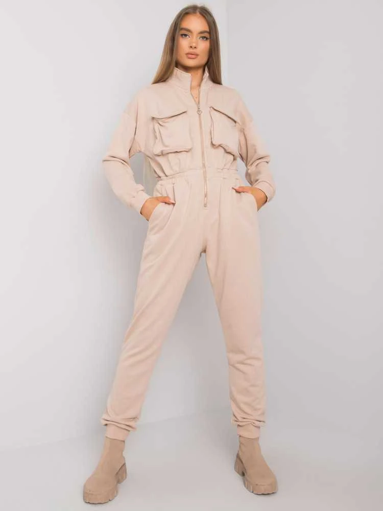 Ex Moda Kombinezonas moterims EM-KO-636.98-smėlio spalvos