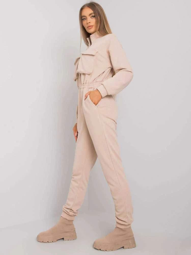 Ex Moda Kombinezonas moterims EM-KO-636.98-smėlio spalvos