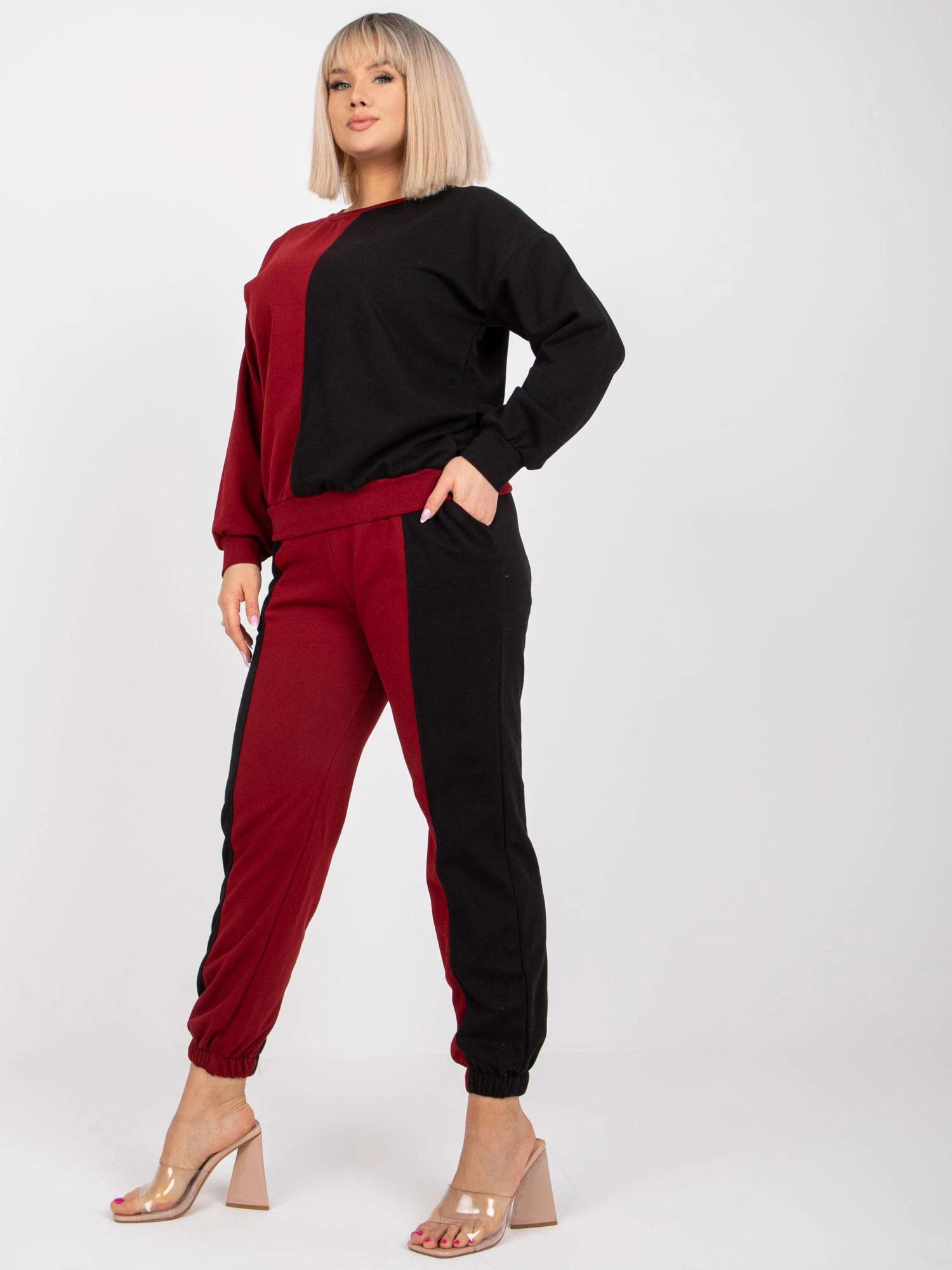 Ex Moda Rinkinys-EM-KMPL-639.88-bordo