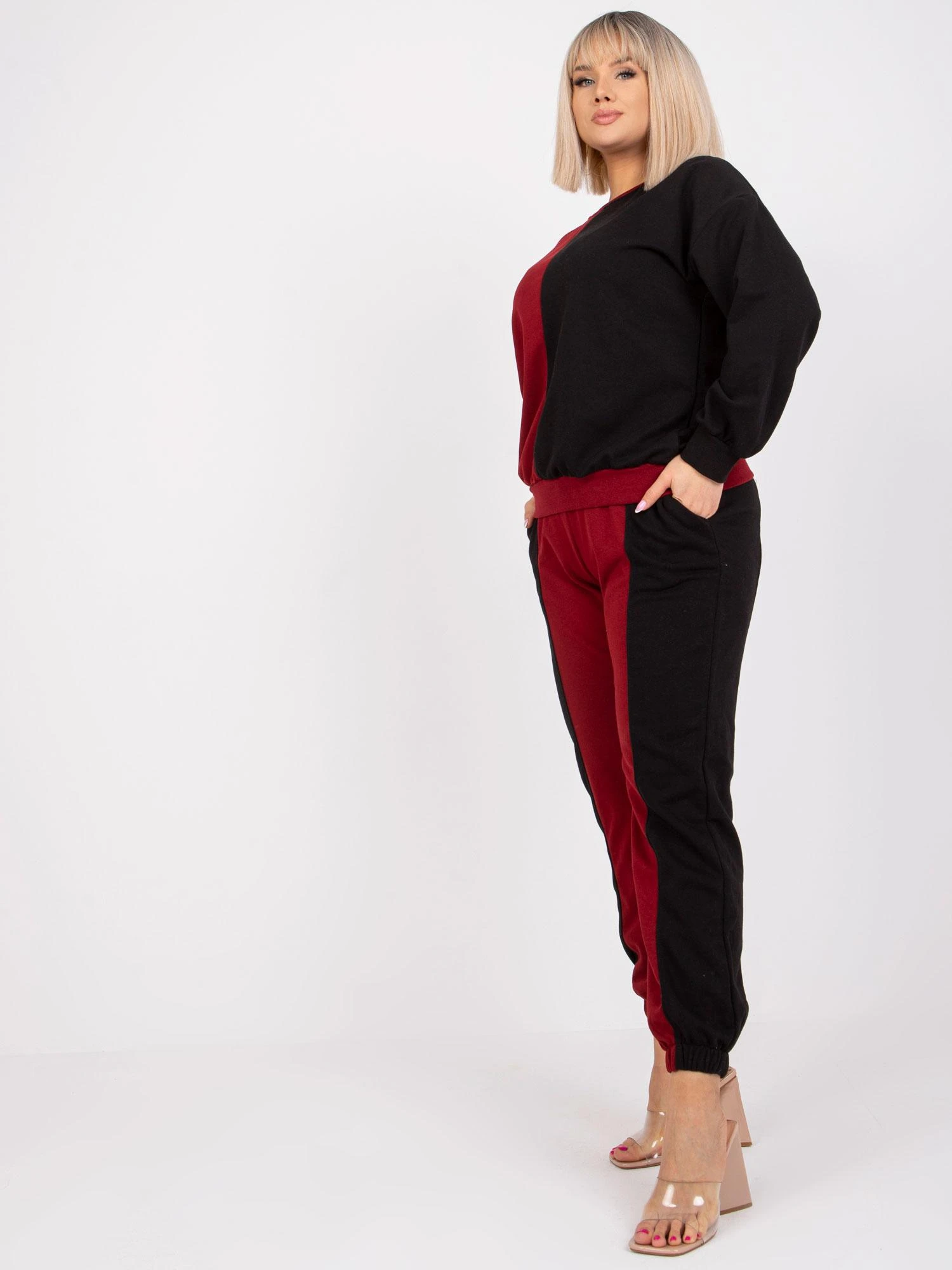 Ex Moda Rinkinys-EM-KMPL-639.88-bordo