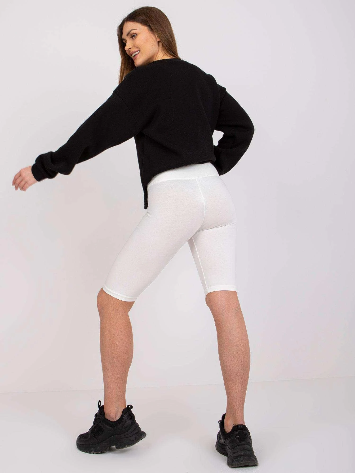 Ex Moda Šortai moterims -EM-LG-574.05-ekru